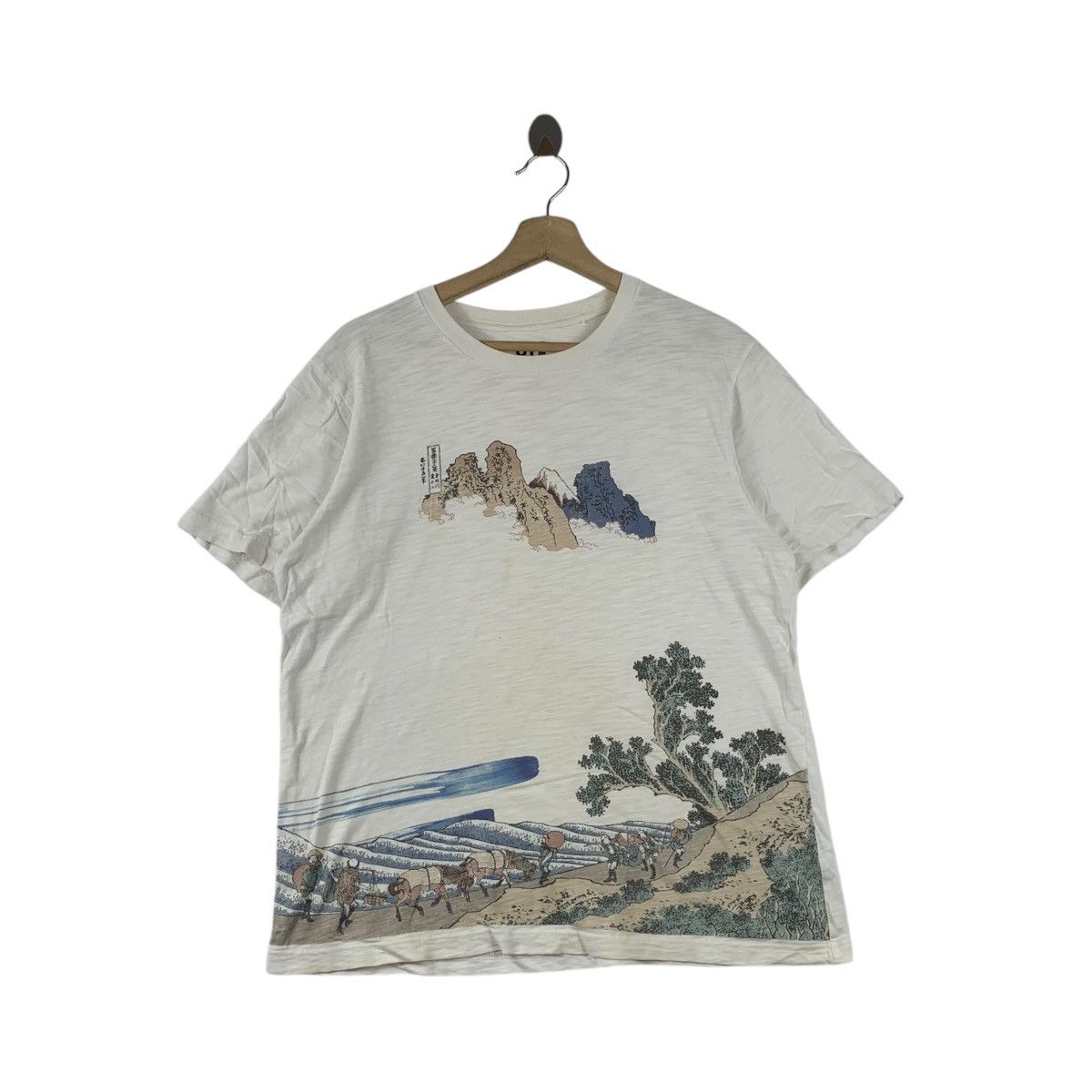 Uniqlo UNIQLO x KATSUSHIKA HOKUSAI MoMa Art Boston Tee Shirt Top Size L / US 10 / IT 46 - 1 Thumbnail
