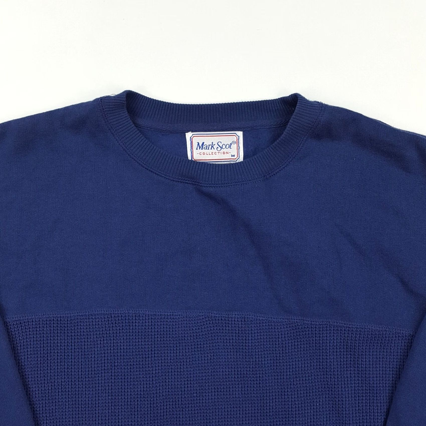 Vintage VINTAGE Navy Blue Knit Golf Men's Medium Pullover Crewneck Retro Sweatshirt Sweater Size US M / EU 48-50 / 2 - 2 Thumbnail