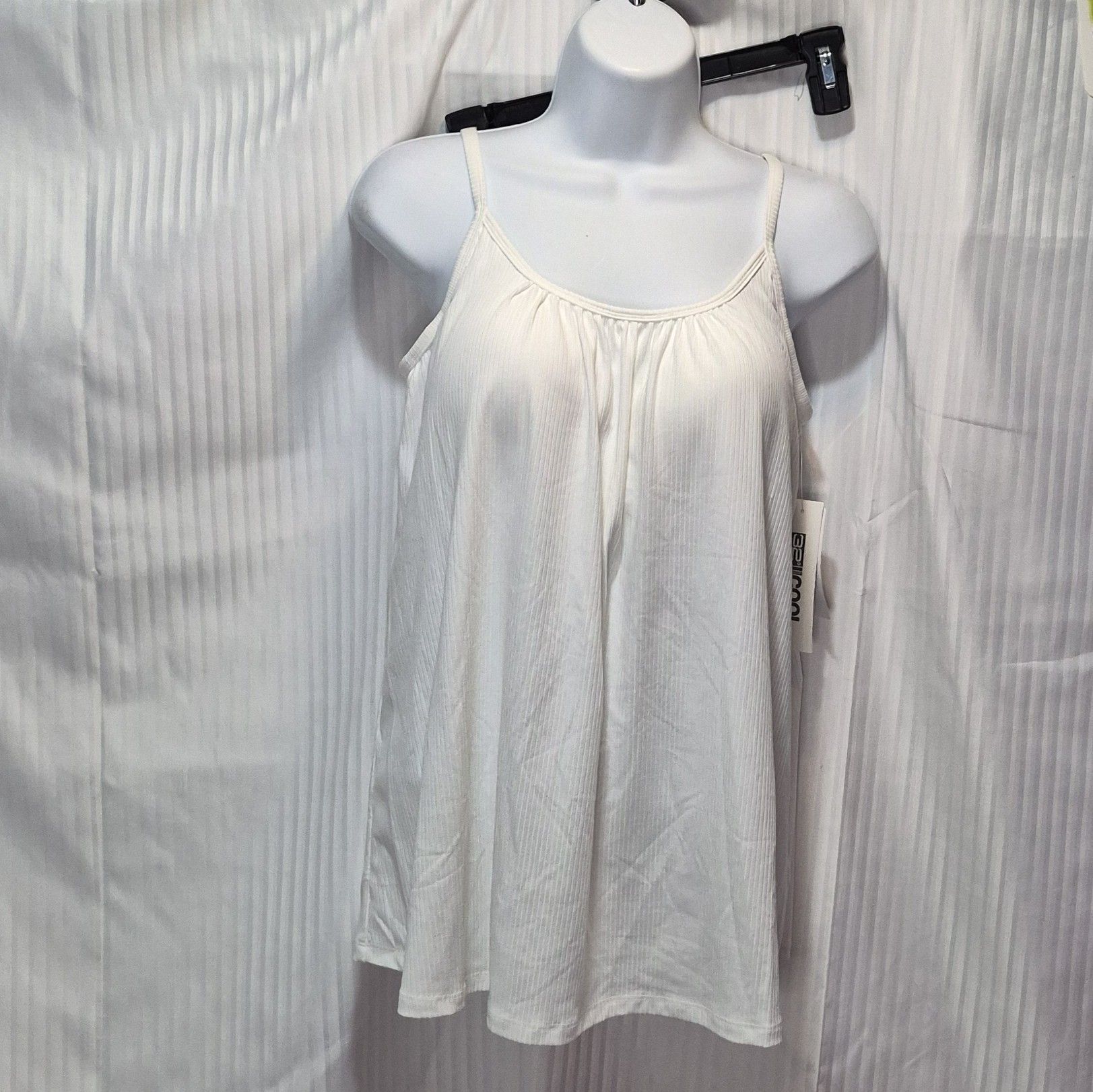 Other 32 Degrees Medium White Spaghetti Strap Swing Top NWT Size M / US 6-8 / IT 42-44 - 2 Thumbnail