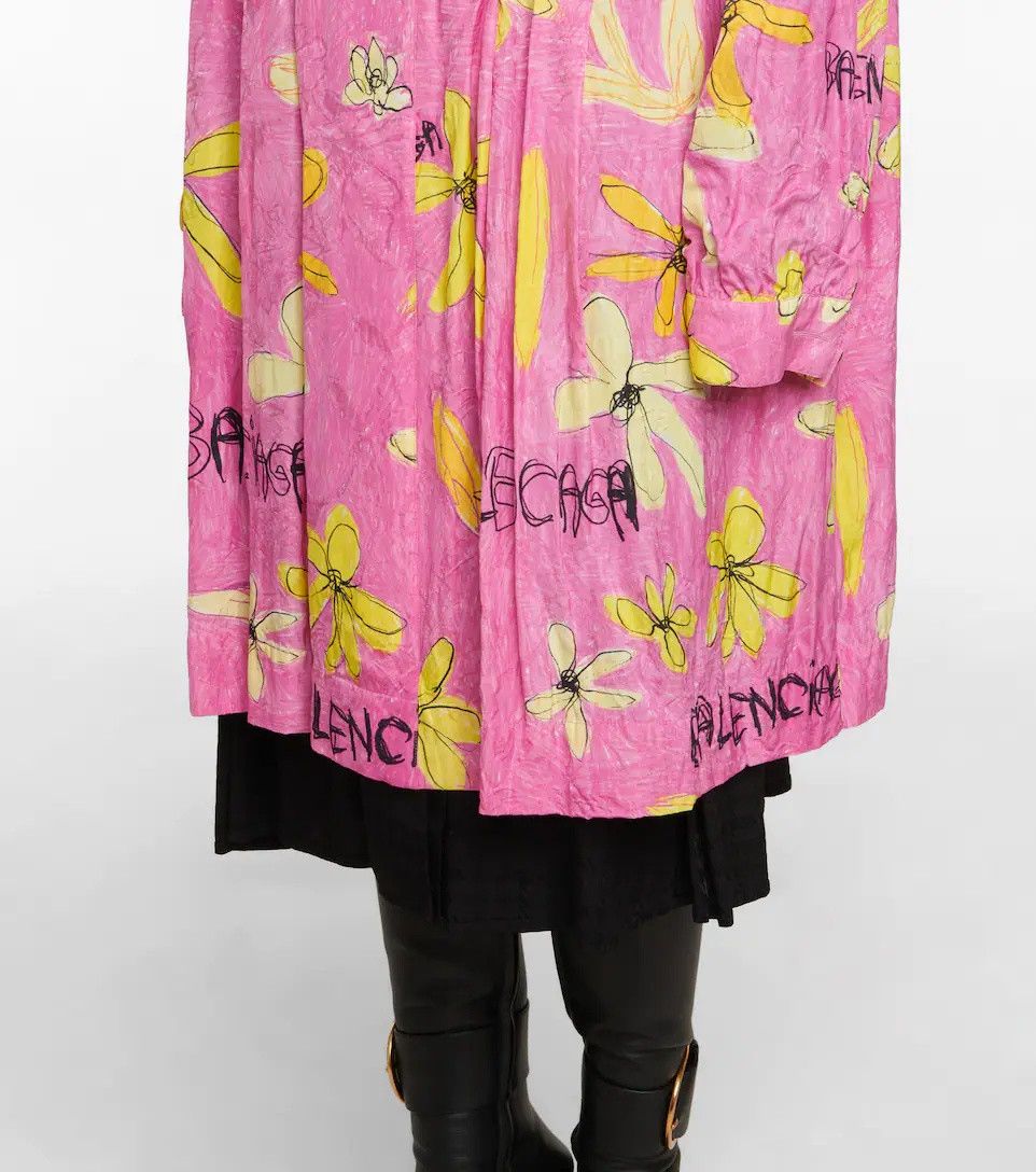 Balenciaga o1y0625 Midi Dress in Multicolor Size S / US 4 / IT 40 - 3 Thumbnail
