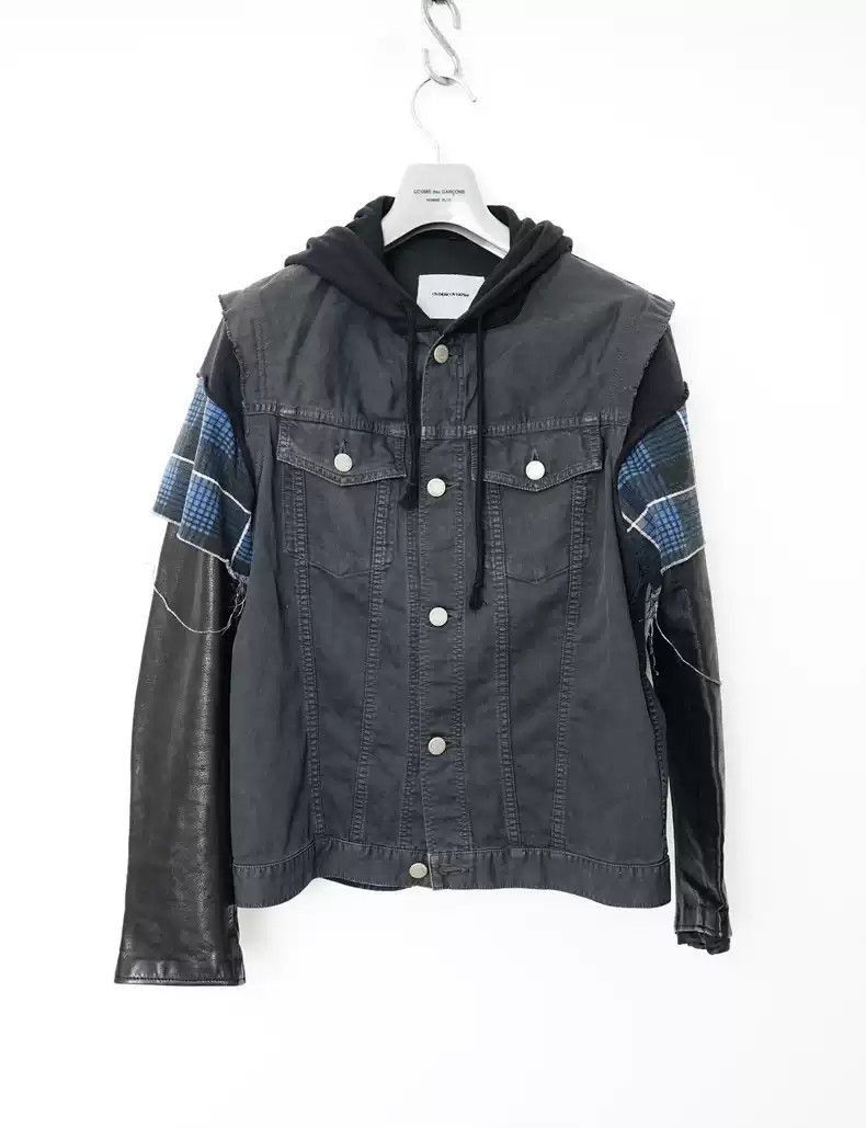 Undercover undercover denim jacket with leather sleeves Size US M / EU 48-50 / 2 - 1 Thumbnail