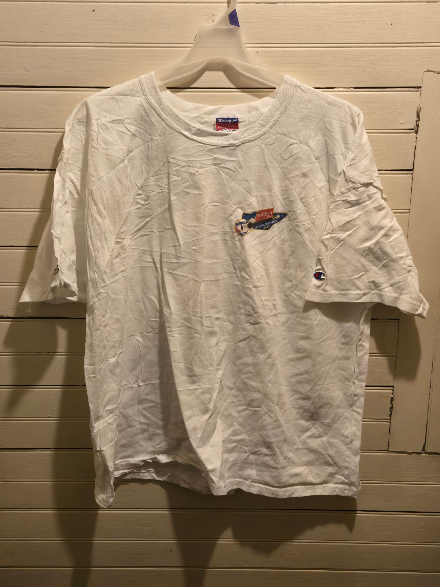 Champion Champion Shirt Mens XXL White Nashville Dealer Conference Size US XXL / EU 58 / 5 - 1 Thumbnail
