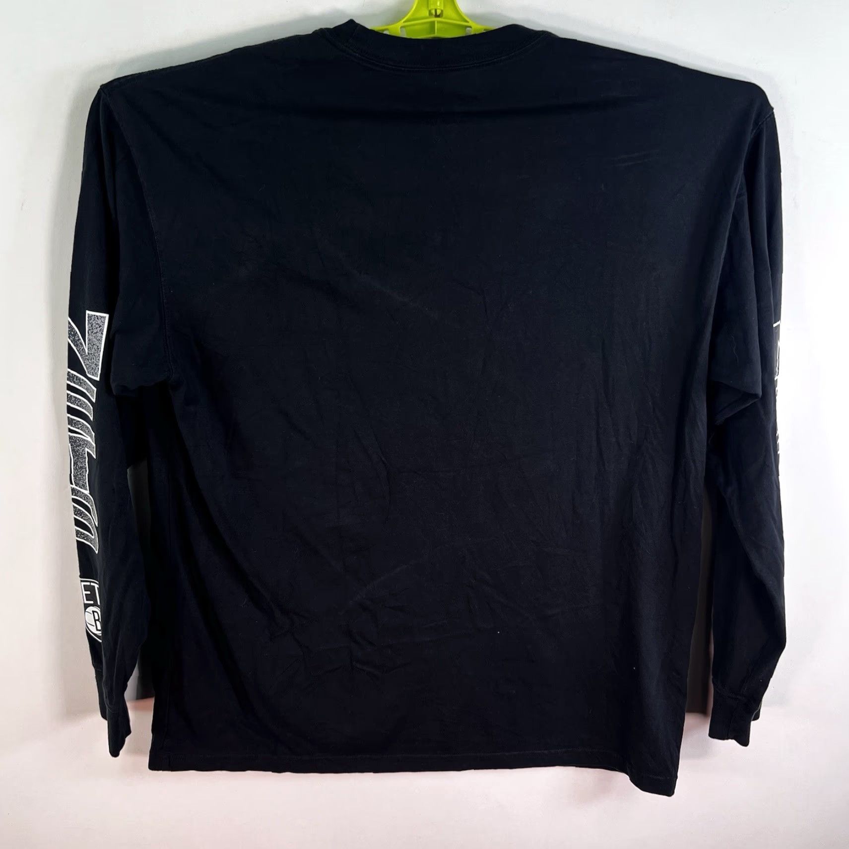Nike Nike Brooklyn Nets Long Sleeve T-Shirt Mens L Black Graphic Print Relaxed Fit Sports 90s Size US L / EU 52-54 / 3 - 5 Thumbnail
