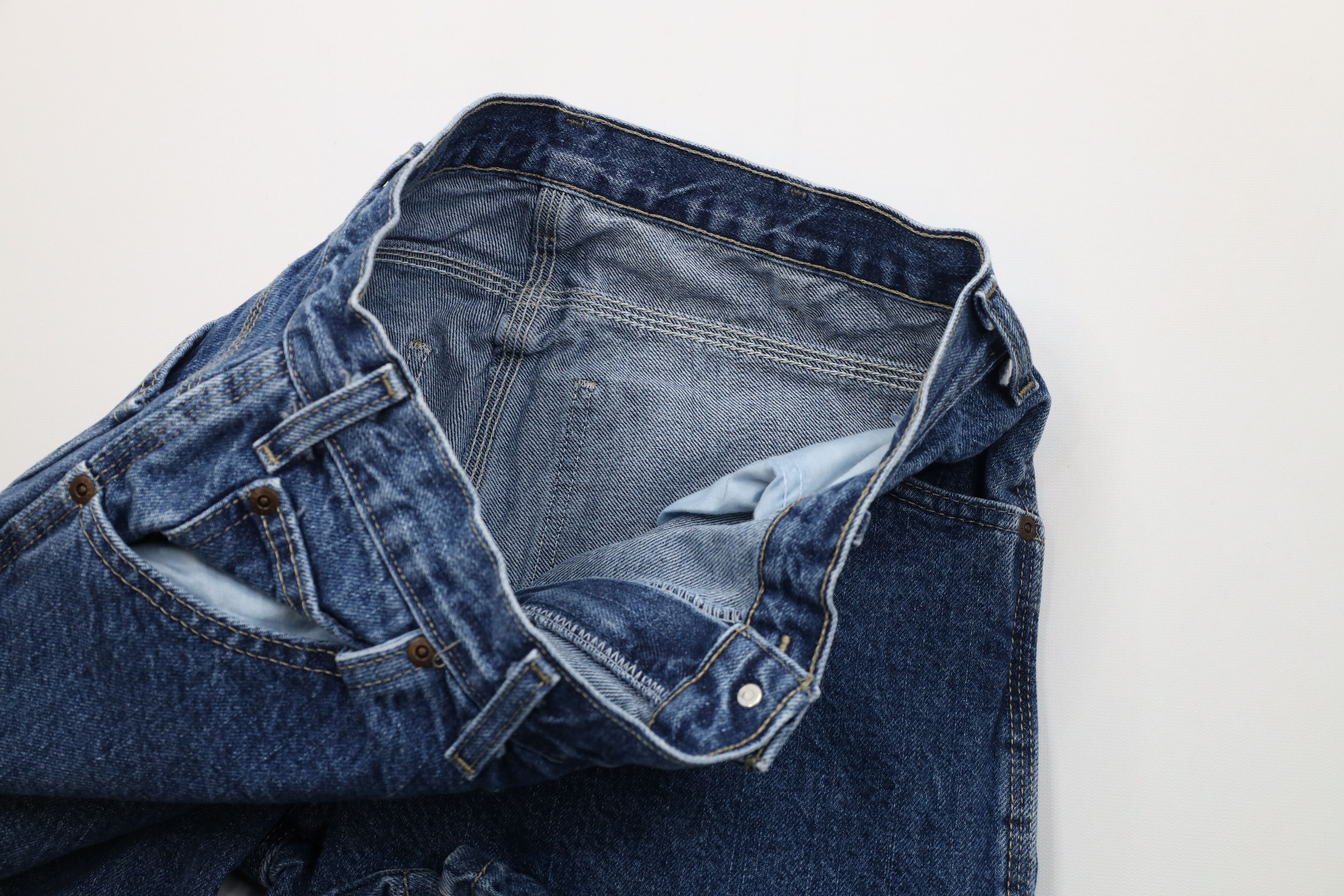 Dickies Vintage Y2K Dickies Relaxed Dungaree Denim Jeans Blue Cotton Size US 30 / EU 46 - 8 Thumbnail