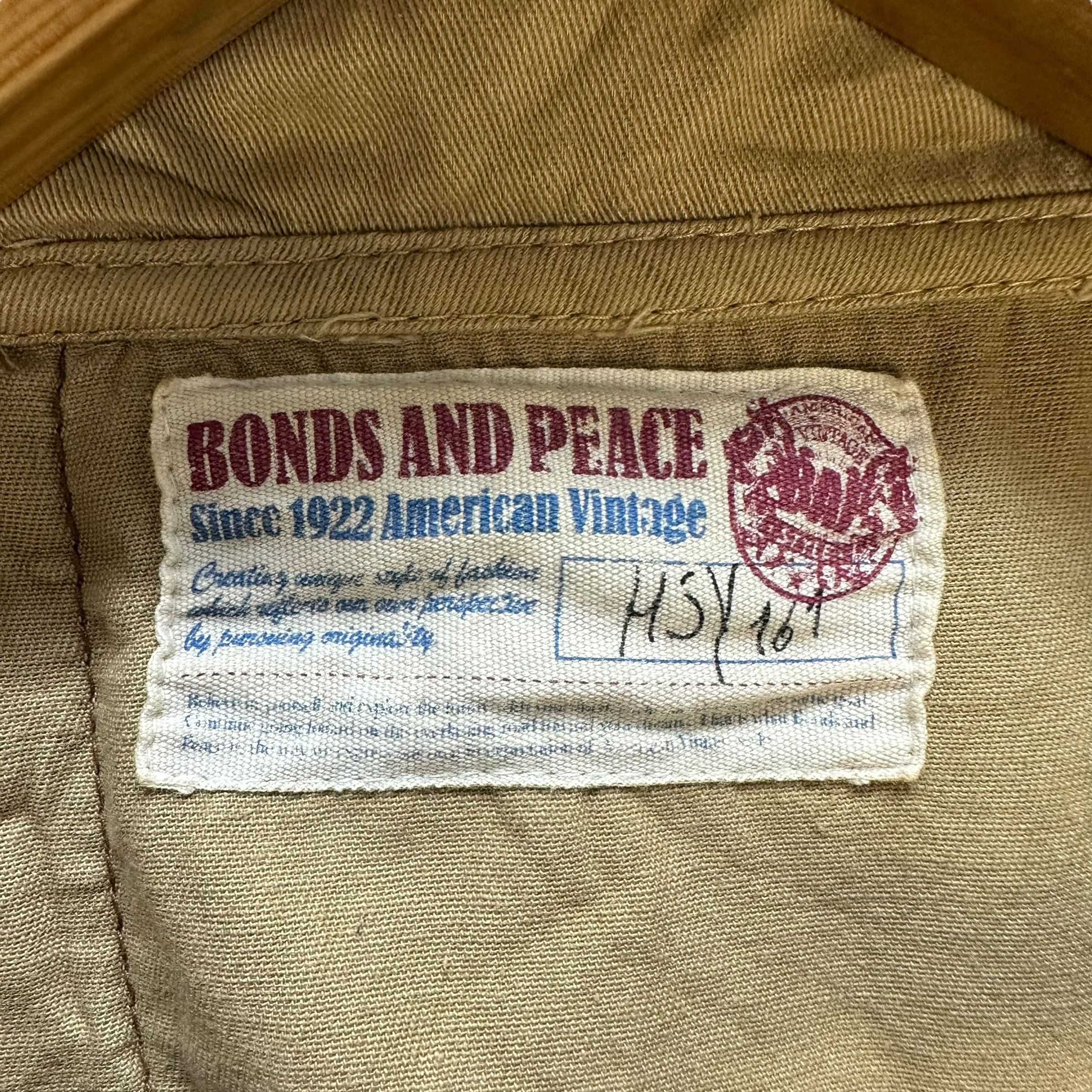 Vintage BONDS AND PEACE Paint Splatters Combat Jacket #A70-1710 Size US M / EU 48-50 / 2 - 10 Thumbnail