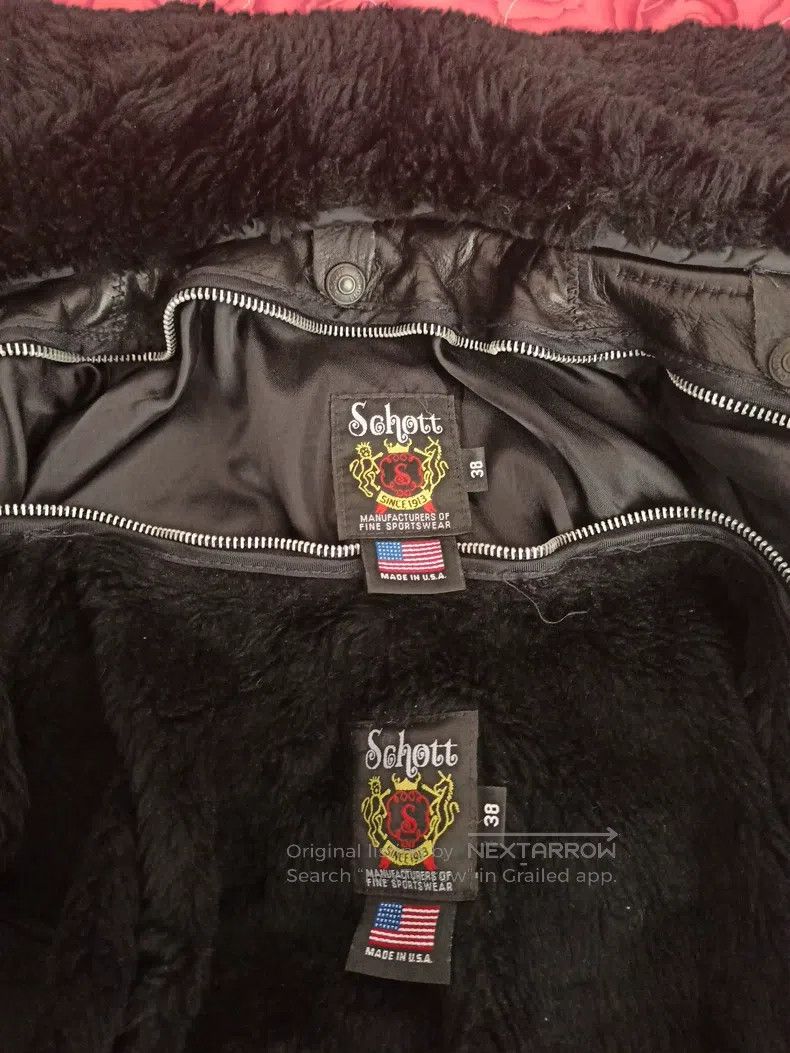 Schott Schott Leather coat Size US M / EU 48-50 / 2 - 4 Thumbnail