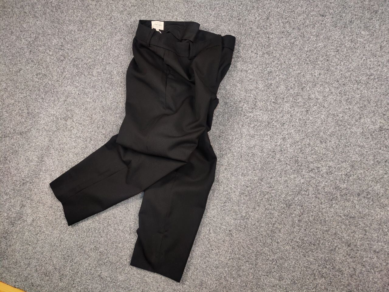 Sezane Sezane Paris Design Black Womens Ankle Trouser Pants Size 34" / US 12 / IT 48 - 3 Thumbnail