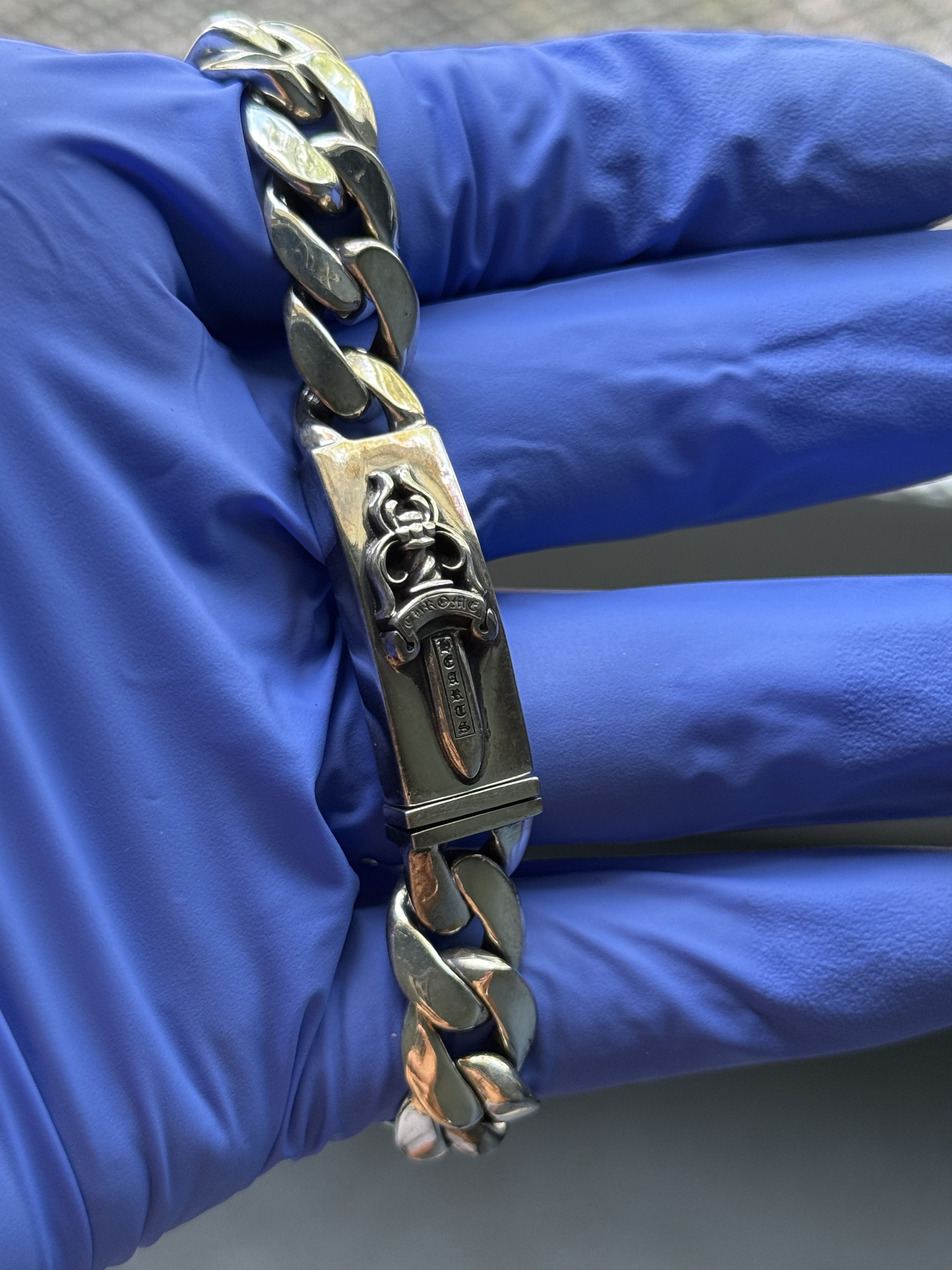 Chrome Hearts Chrome Hearts Small Dagger ID Bracelet 7in .925 Silver Size ONE SIZE - 23 Thumbnail