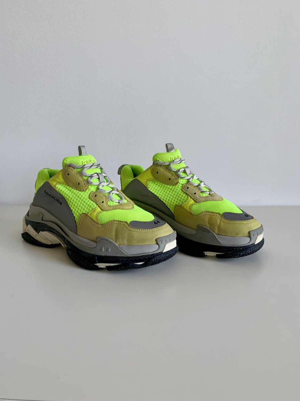Balenciaga Balenciaga Triple S - Neon Yellow Size US 11 / EU 44 - 4 Thumbnail