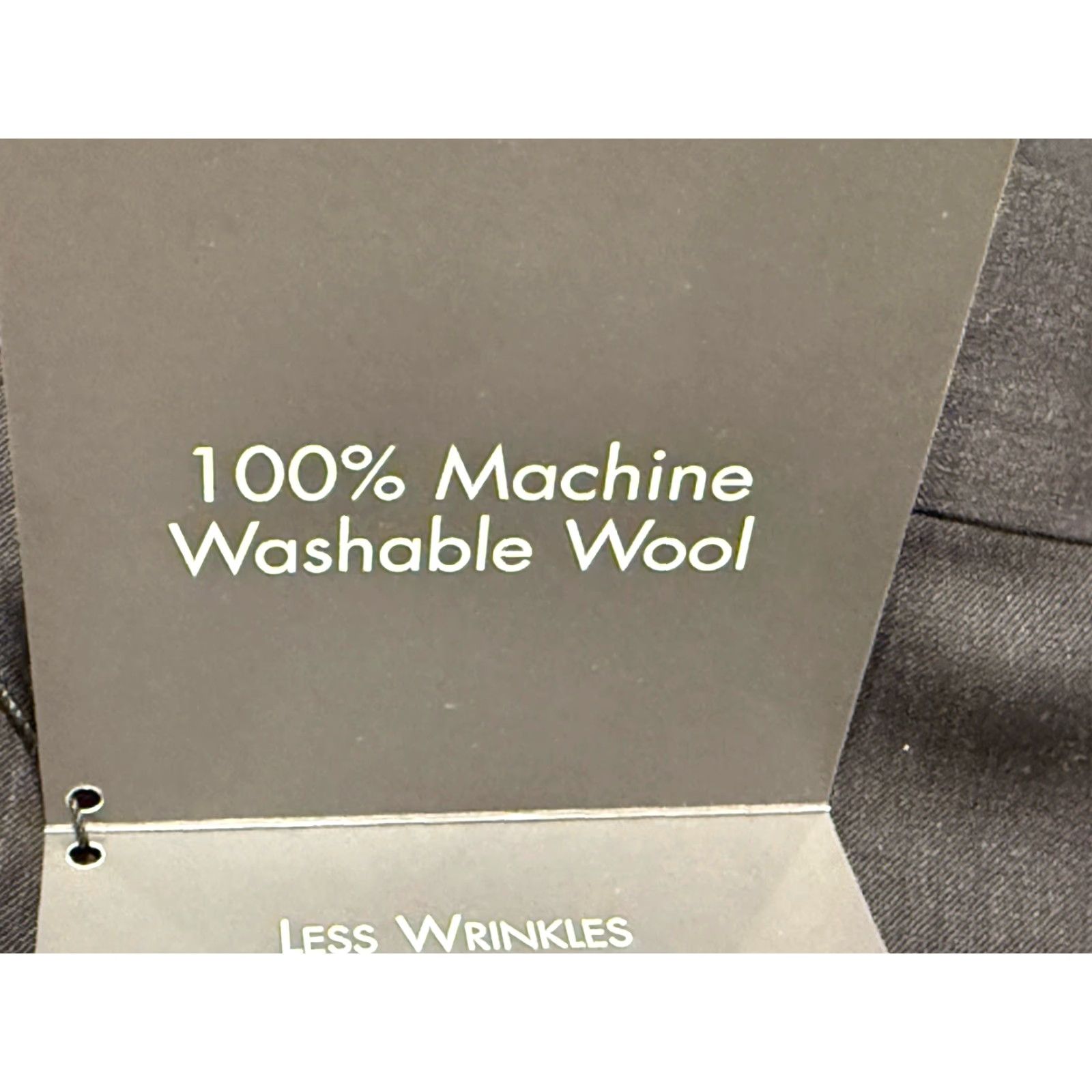 Jos. A. Bank Jos. A. Bank Traveler Pants Dress Pants Slim Fit 30x31.5 Wool Charcoal Gray Flat Front Moisture Wicking Climate Control Mens Size US 30 / EU 46 - 5 Thumbnail