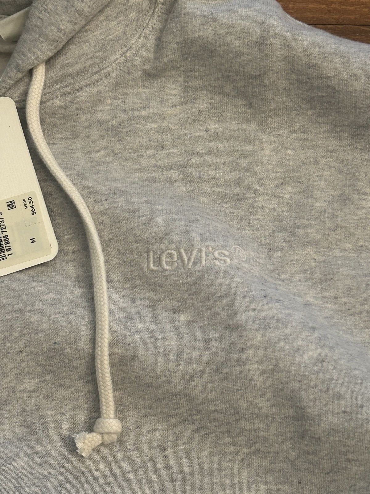 Levi's Levi's Authentic Full Zip Hoodie Sweatshirt Medium Grey Size US M / EU 48-50 / 2 - 5 Thumbnail
