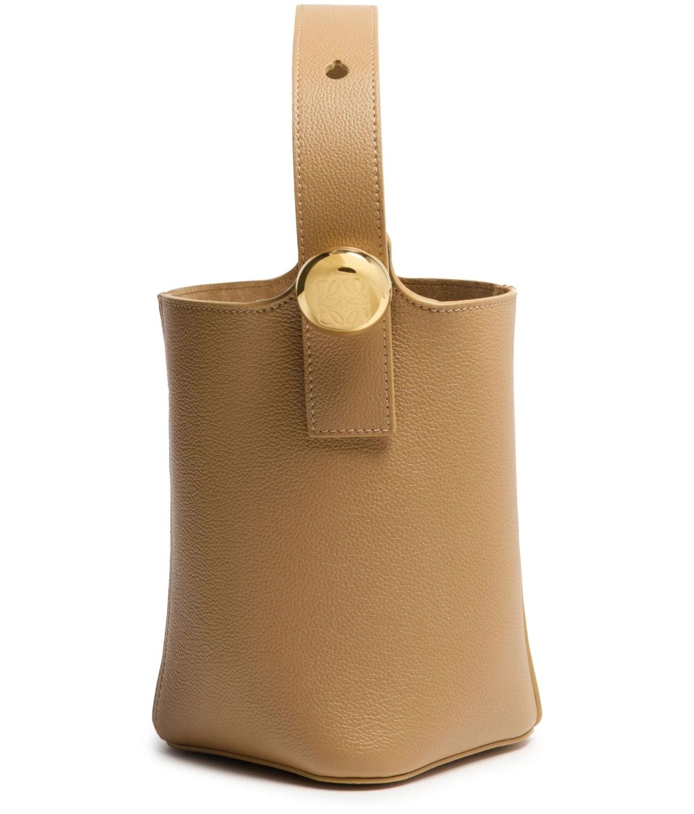 Loewe LOEWE Pebble Mini Latte Leather Bucket Bag New Auth Size ONE SIZE - 1 Thumbnail