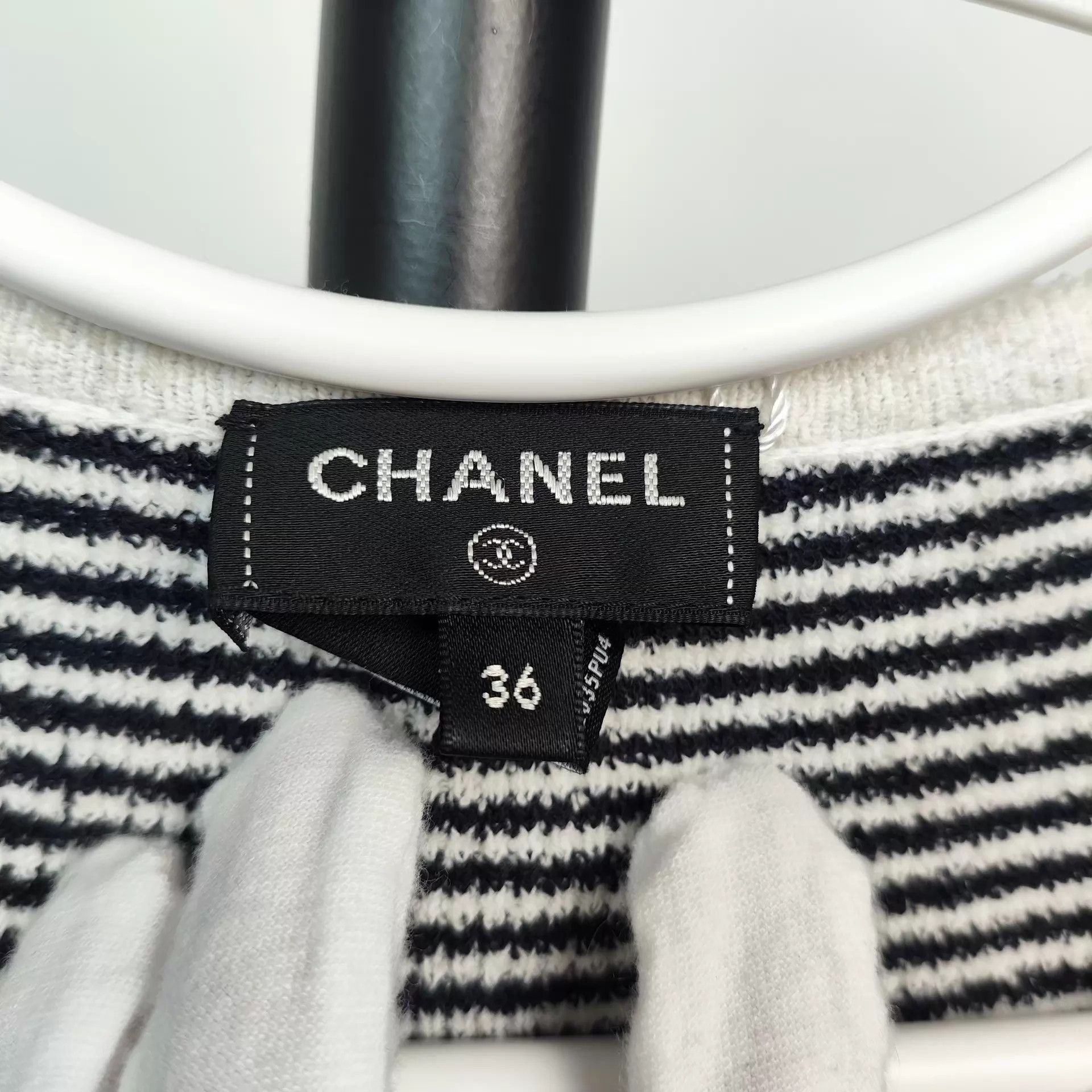 Chanel Chanel striped cardigan 36 Size XS / US 0-2 / IT 36-38 - 3 Thumbnail