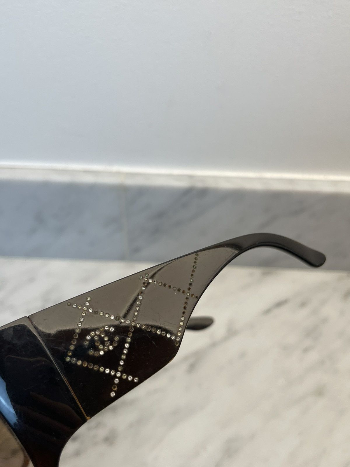 Chanel Chanel 5080-B sunglasses Swarovski crystals Size ONE SIZE - 3 Thumbnail