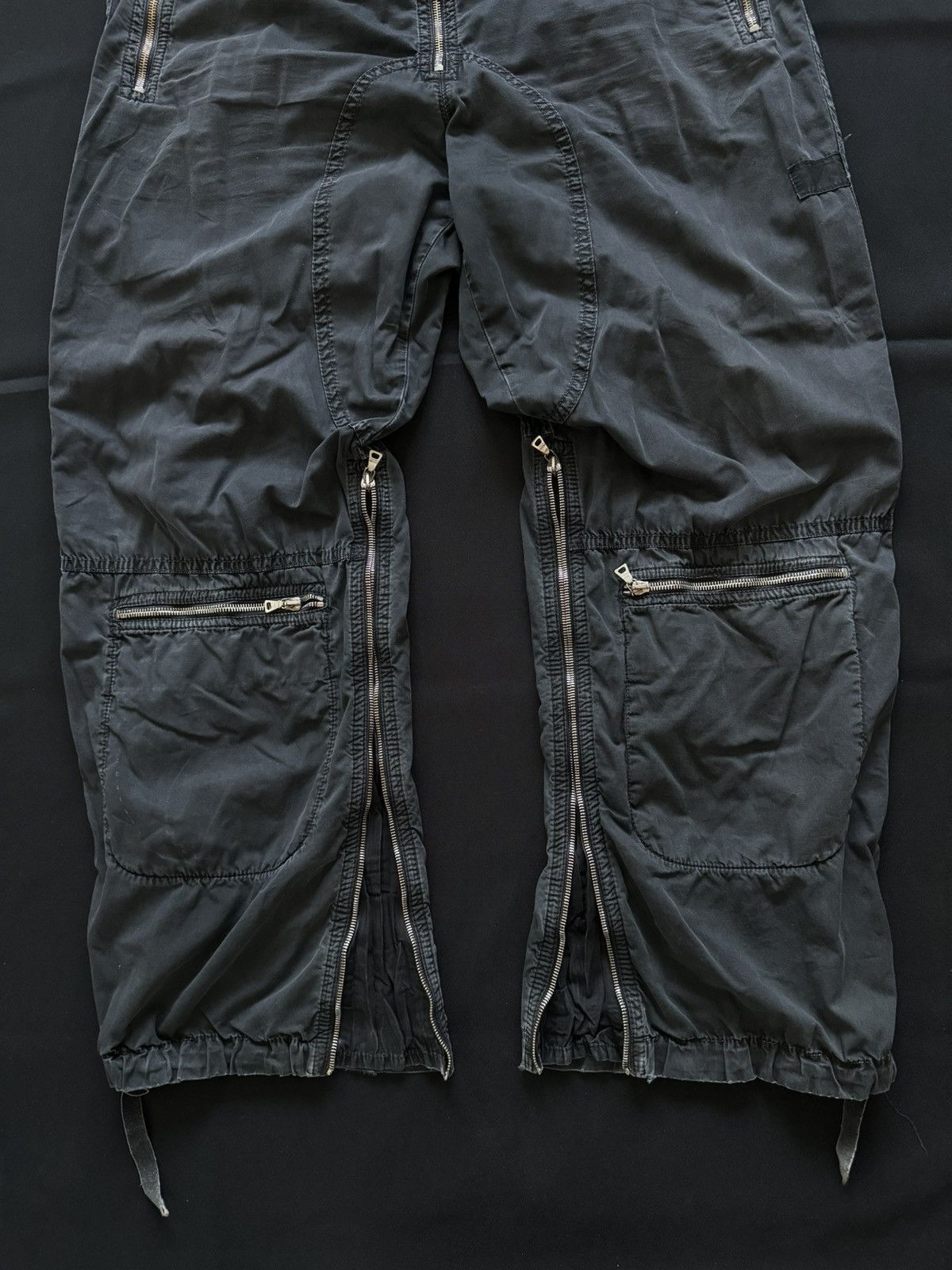 Prada Archive Prada Sport Cotton Cargo Multi zipped pants Size US 34 / EU 50 - 3 Thumbnail