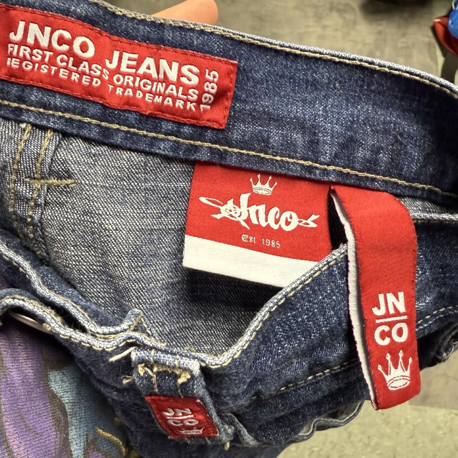 JNCO Y2K JNCO Crown Jeans -- 29 x 30 -- Size US 29 - 8 Thumbnail