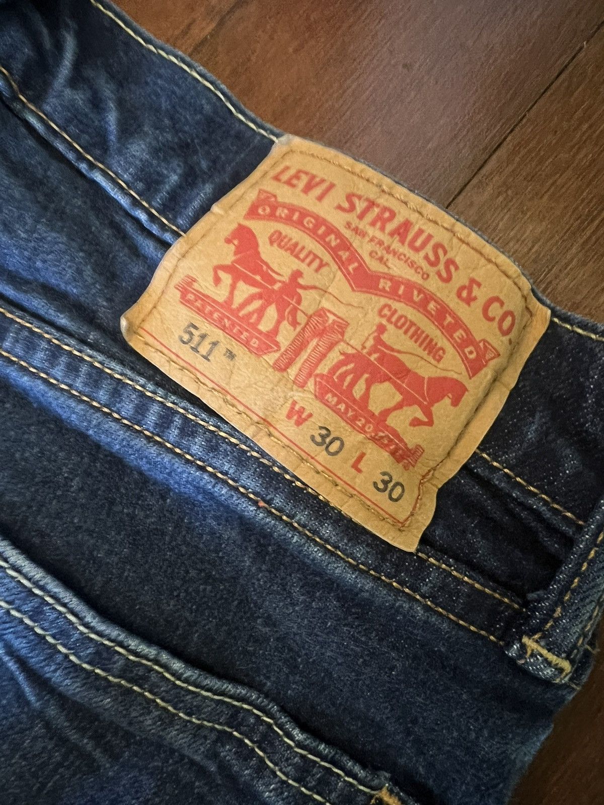 Levi's × Vintage Levi’s slim jeans Size US 30 / EU 46 - 4 Thumbnail
