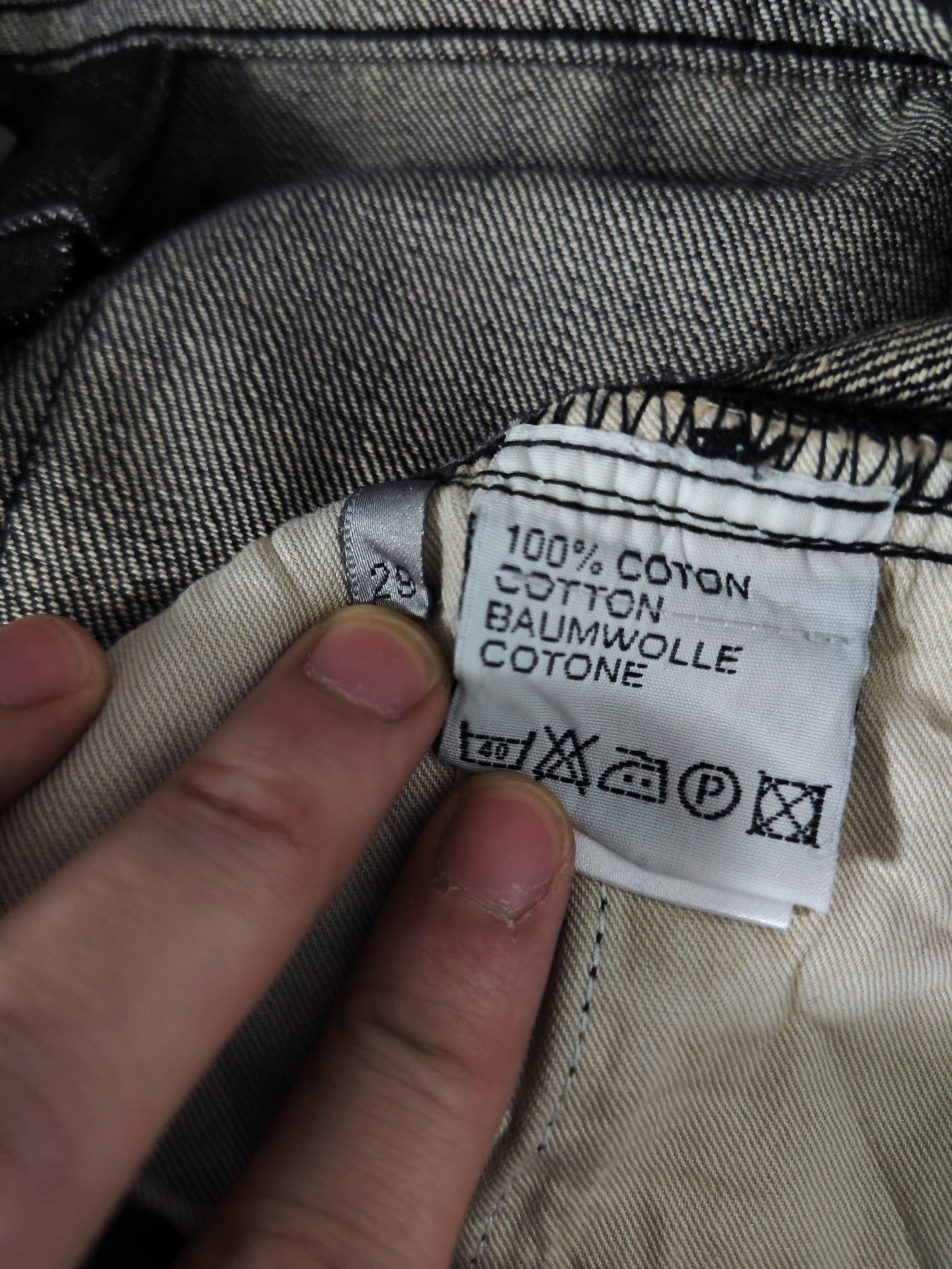Dior Dior Luster Waxed Denim AW03 Size US 29 - 4 Thumbnail