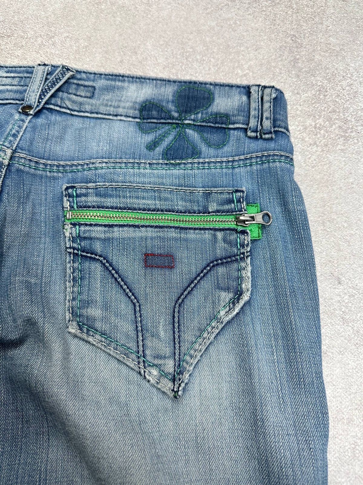 Miss Sixty Vintage Miss Sixty Womans Flared Low Waist Jeans 31 Rare Size 31" - 4 Thumbnail