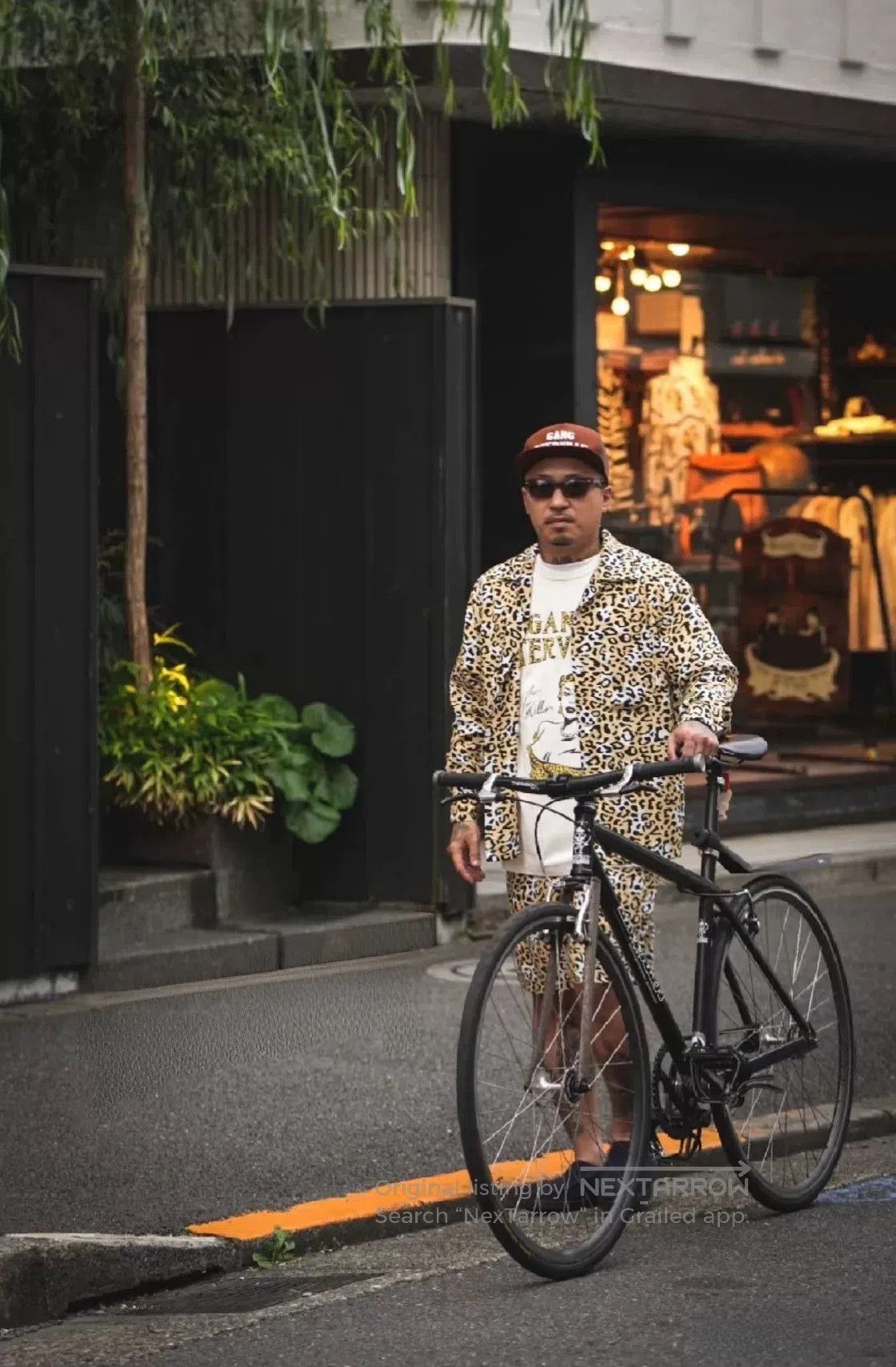 Japanese Brand gangsterville leopard print long sleeve shirt. Size US L / EU 52-54 / 3 - 8 Thumbnail