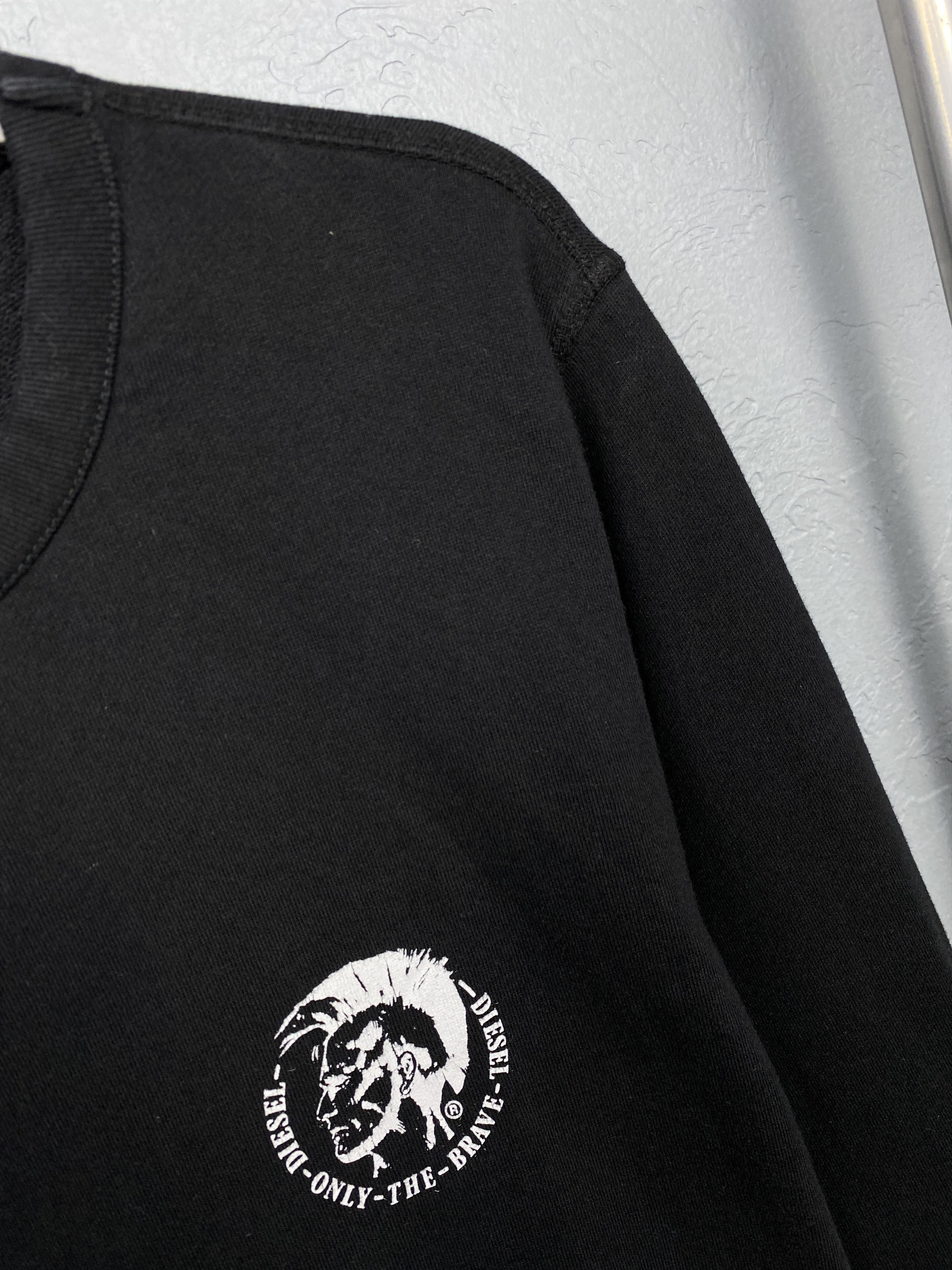 Diesel Diesel Vintage Mens Logo Punk Crew Neck Sweatshirt Y2K Size US S / EU 44-46 / 1 - 3 Thumbnail
