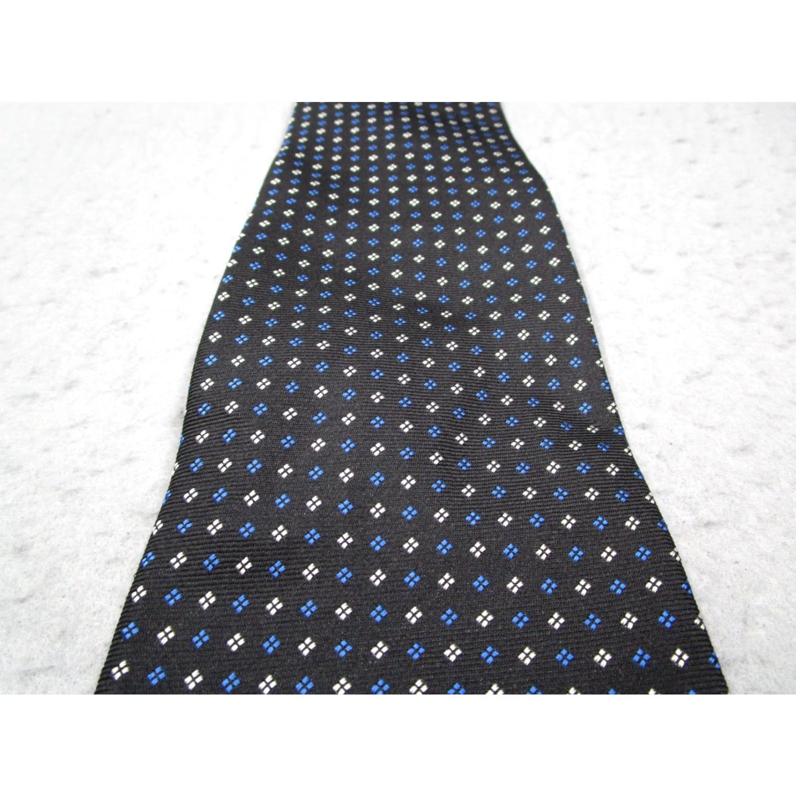 Ralph Lauren VINTAGE Lauren Ralph Lauren Neck Tie Mens Black Silk Designer Abstract Work Made in USA Size ONE SIZE - 2 Thumbnail