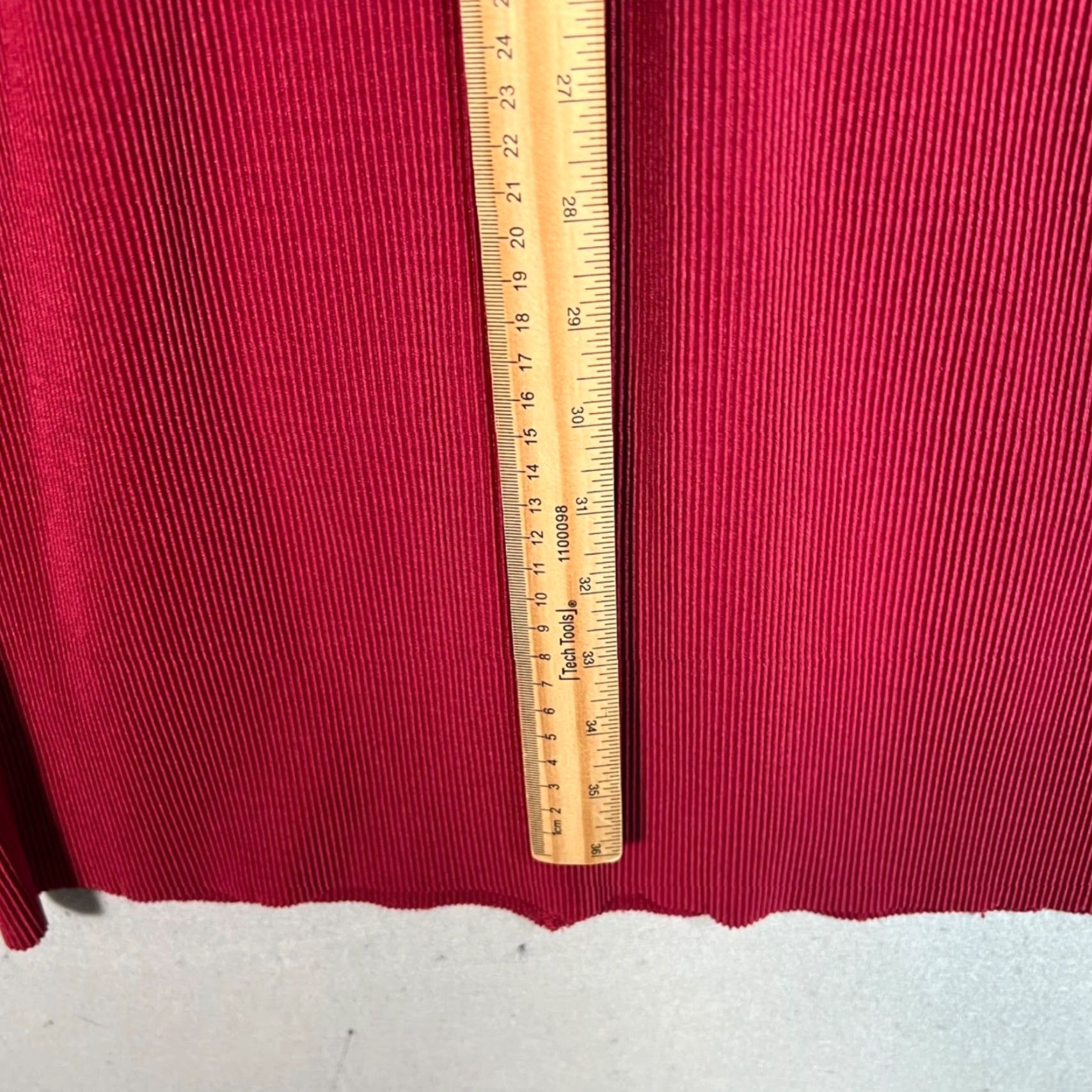& Other Stories & Other Stories Stockholm Atelier Womens Red Midi Dress Ribbed Long Sleeve 2 A-Line Womens 90s Fashion? Size XS / US 0-2 / IT 36-38 - 7 Thumbnail