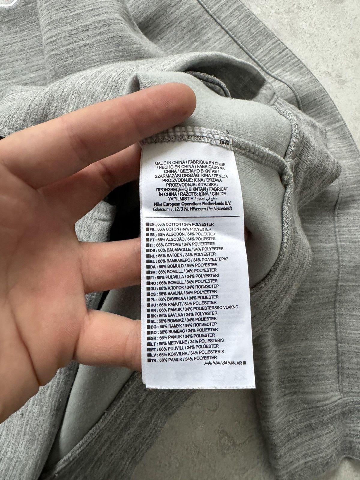 Nike Vintage Nike England Gray Training Tech Fleece Jacket Size US XXL / EU 58 / 5 - 11 Thumbnail