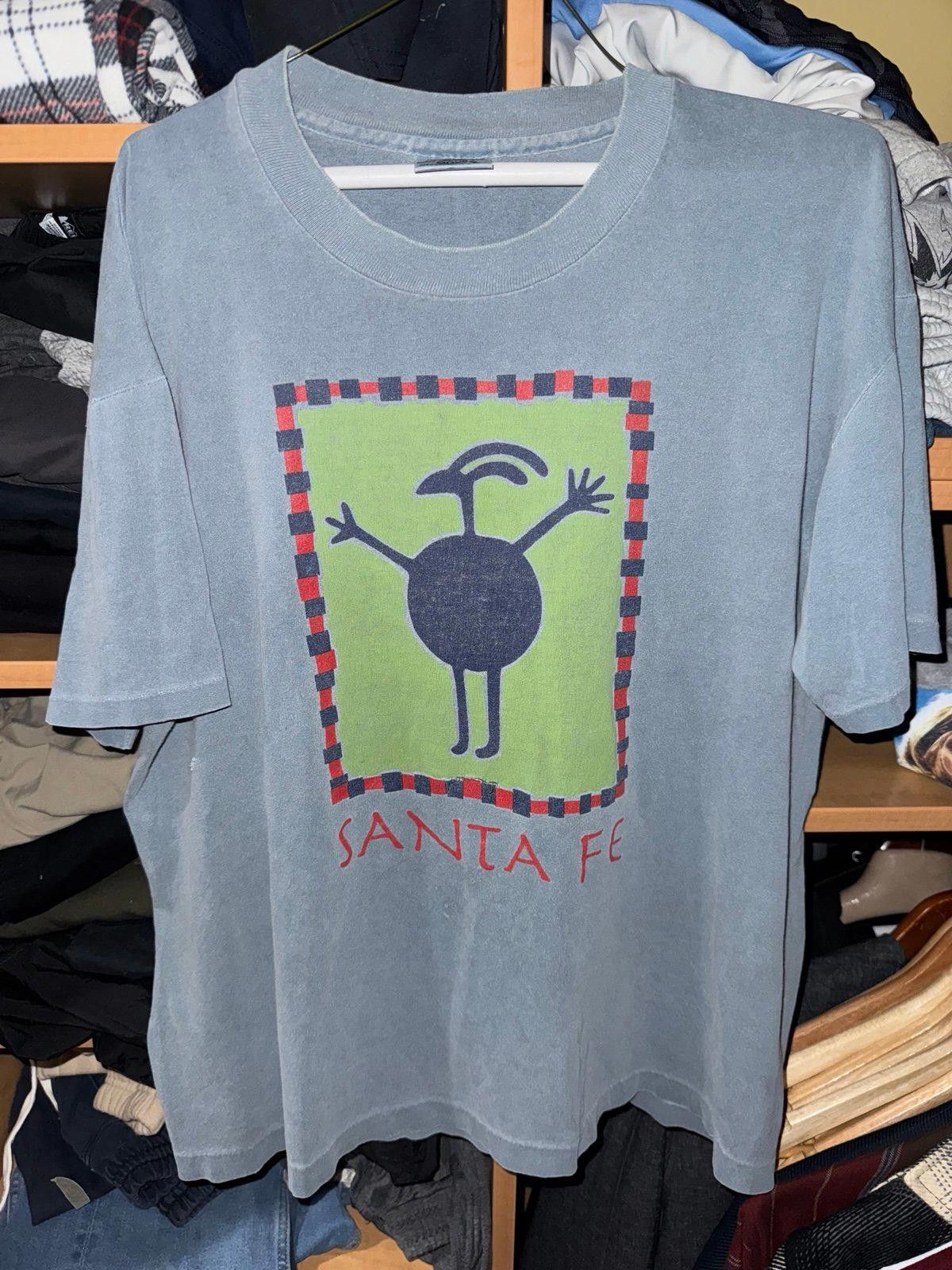 Anvil 90s Stussy Style Santa Fe Surfer Ocean Shirt Anvil Sz L Size US L / EU 52-54 / 3 - 2 Thumbnail