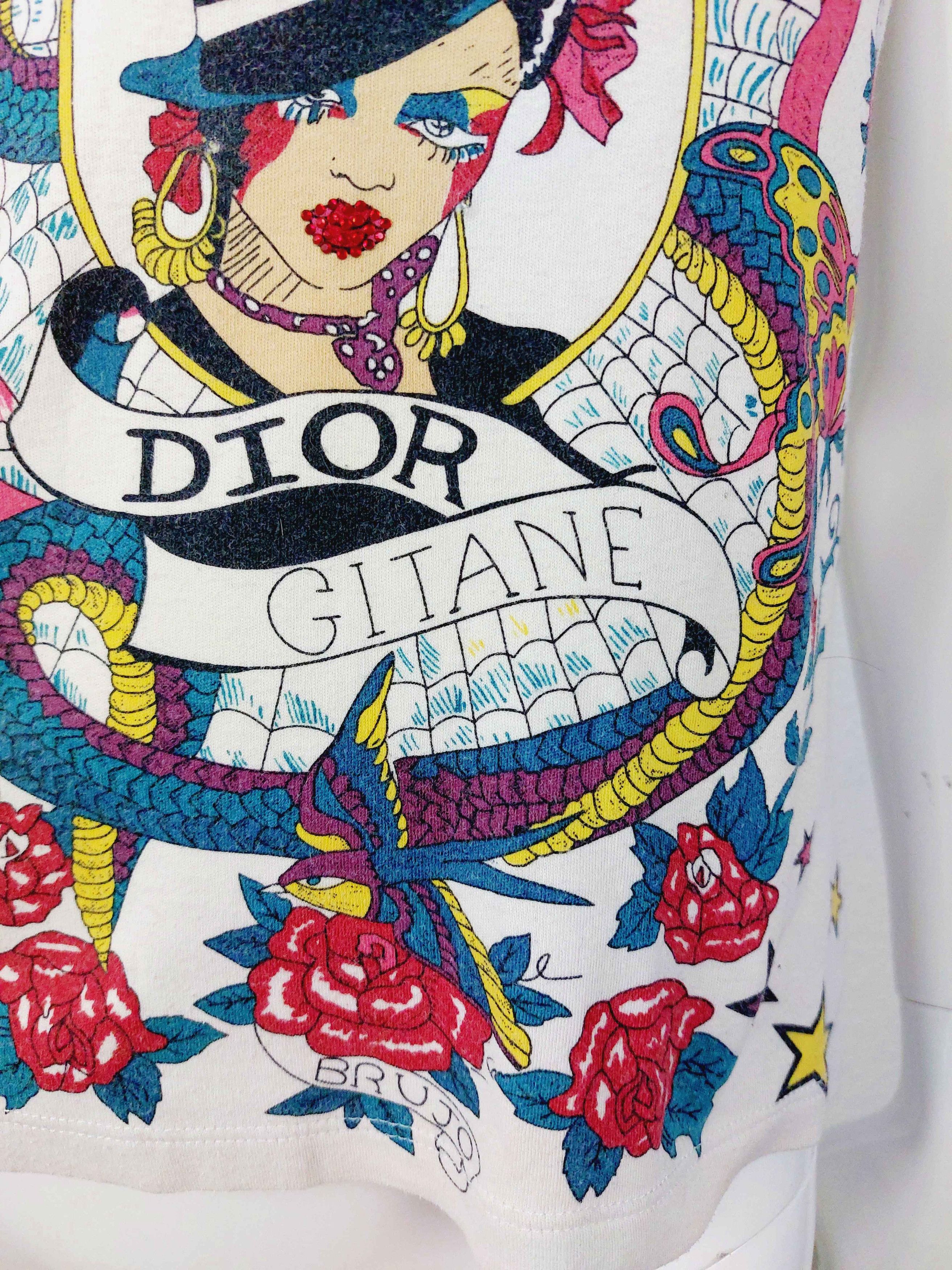 Dior Christian Dior 2004 Gitane Gipsy John Galliano Top T-Shirt Size M / US 6-8 / IT 42-44 - 8 Thumbnail