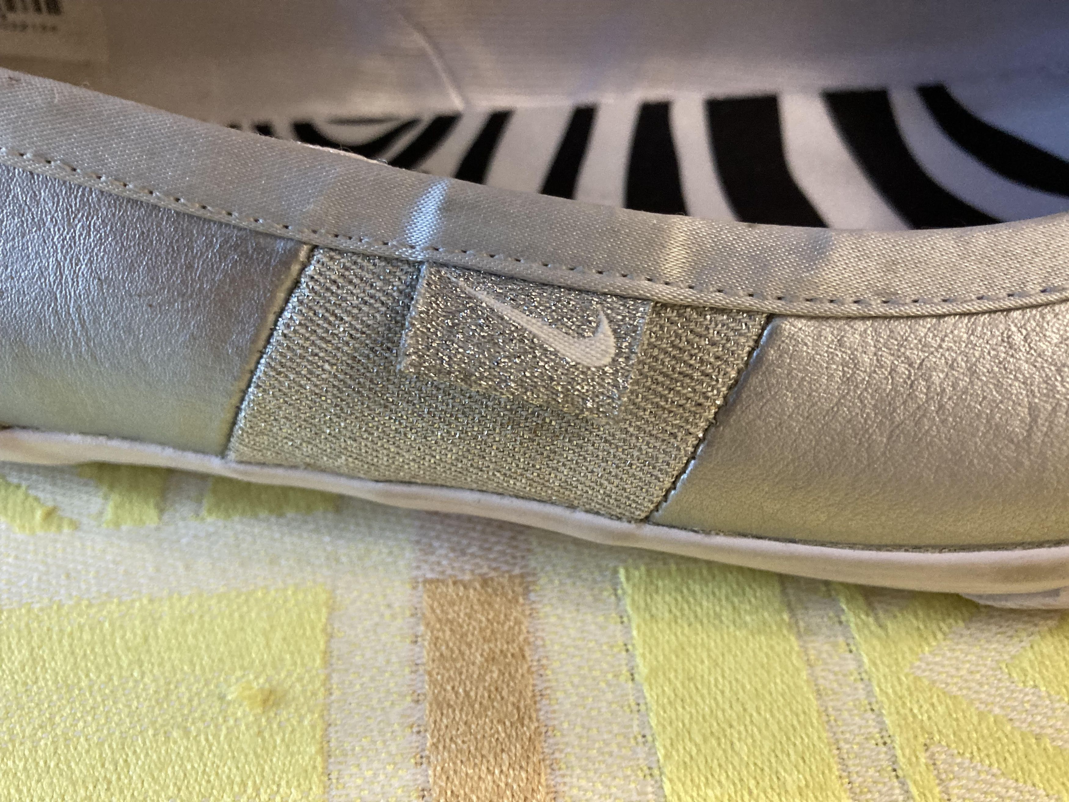 Nike × Vintage Nike Vintage Silver Ballet Flats Y2K Size US 8.5 / IT 38.5 - 13 Thumbnail