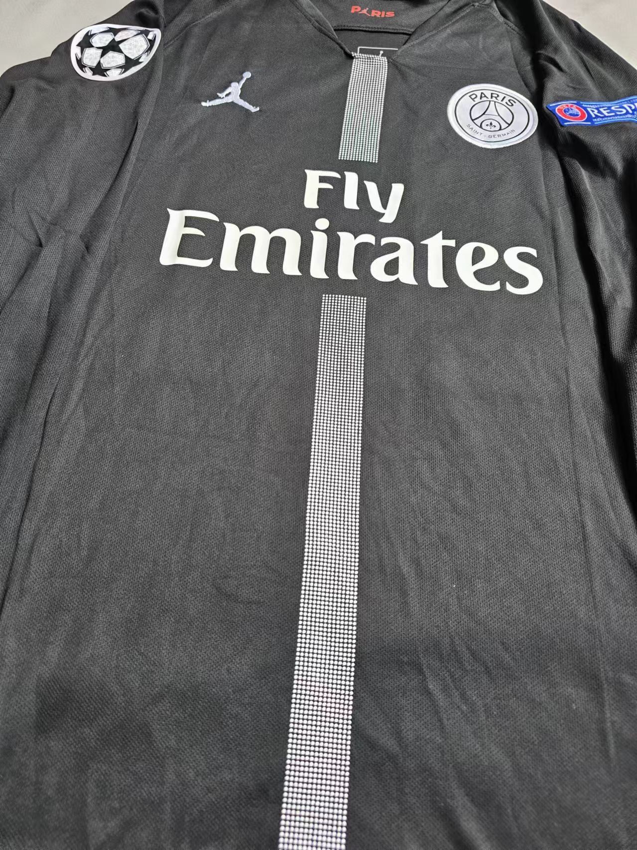 Other 2018 19 PSG #10 Neymar Jersey Black Size US XXL / EU 58 / 5 - 3 Thumbnail