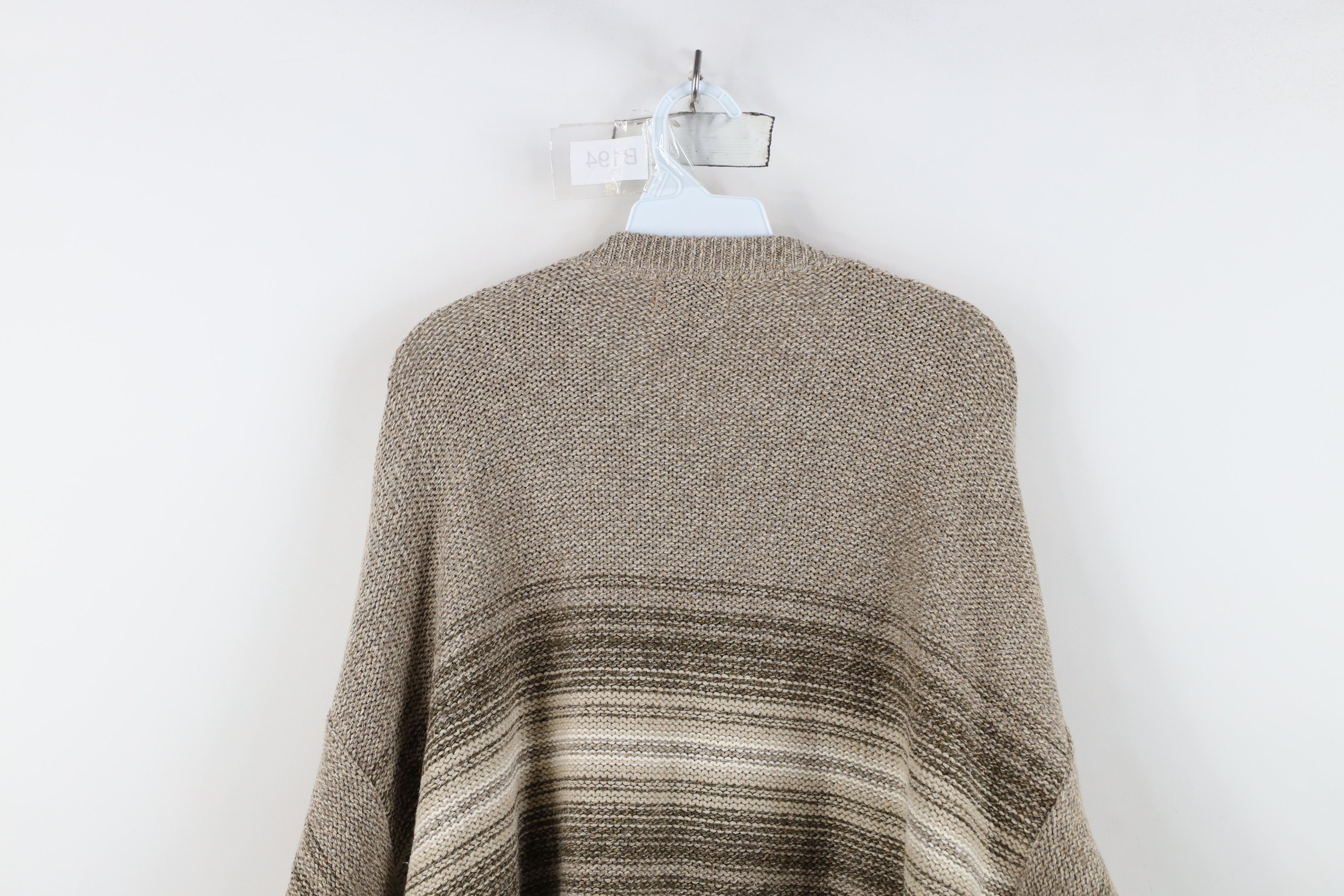 Vintage Vintage 90s Streetwear Knit Crewneck Sweater Earth Tone USA Size US XXL / EU 58 / 5 - 7 Thumbnail
