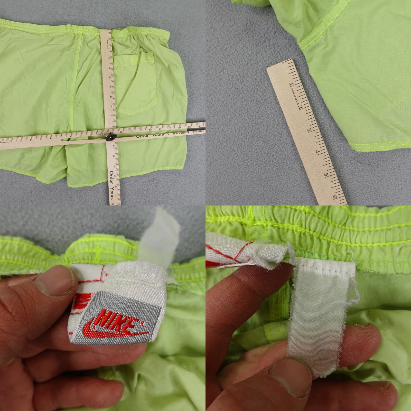 Nike VINTAGE Nike Shorts Mens 3XL Neon Green Running Jogging Tennis Athletic Gym 90s Nike Shorts Mens 3XL Neon Green 90s Athletic Gym Running Tennis | Size US 44 / EU 60 - 8 Thumbnail