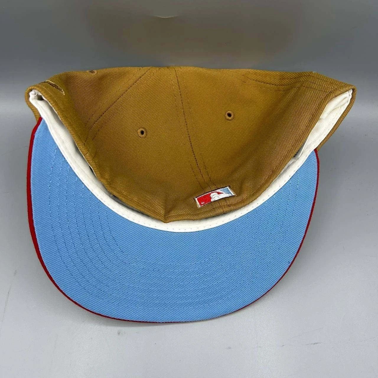 New Era Texas Rangers Hat Men 7 3/8 Brown Red MLB Fitted Cap Size ONE SIZE - 6 Thumbnail