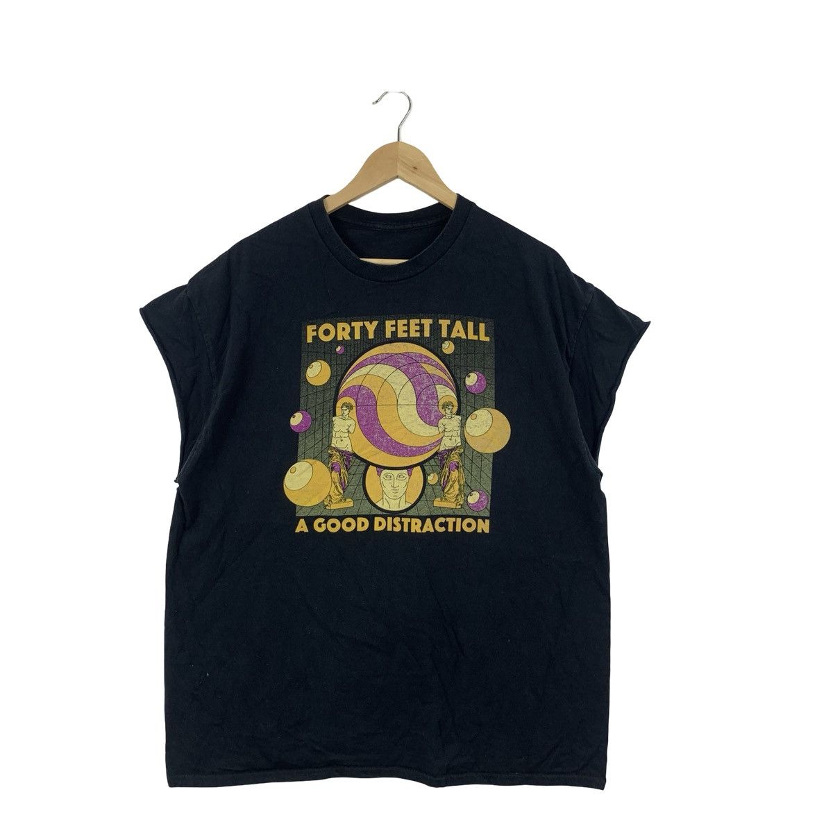 Band Tees FORTY FEET TALL Album A Good Distraction Indie Rock Band Size US L / EU 52-54 / 3 - 3 Thumbnail