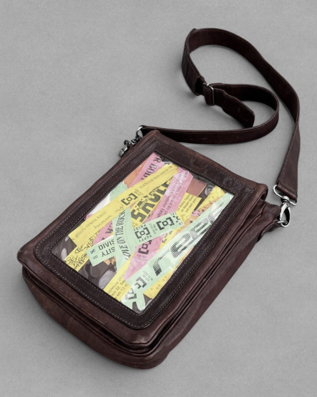Maison Margiela 2000’s MAISON MARTIN MARGIELA Transparent Pocket Leather Bag Size ONE SIZE - 11 Thumbnail