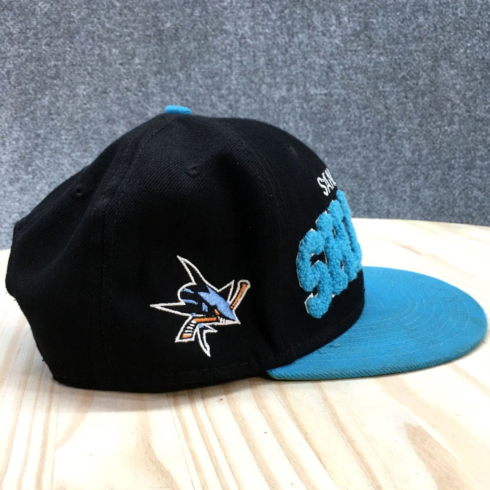 New Era New Era San Jose Sharks Snapback Cap Hat Mens One Size Black Blue Adjustable Size ONE SIZE - 5 Thumbnail
