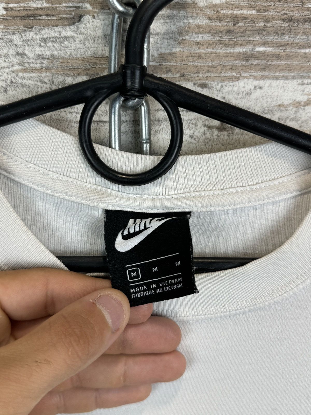 Nike Mens Vintage Nike Centre swoosh T-shirt y2k tee drill rare Size US M / EU 48-50 / 2 - 5 Thumbnail