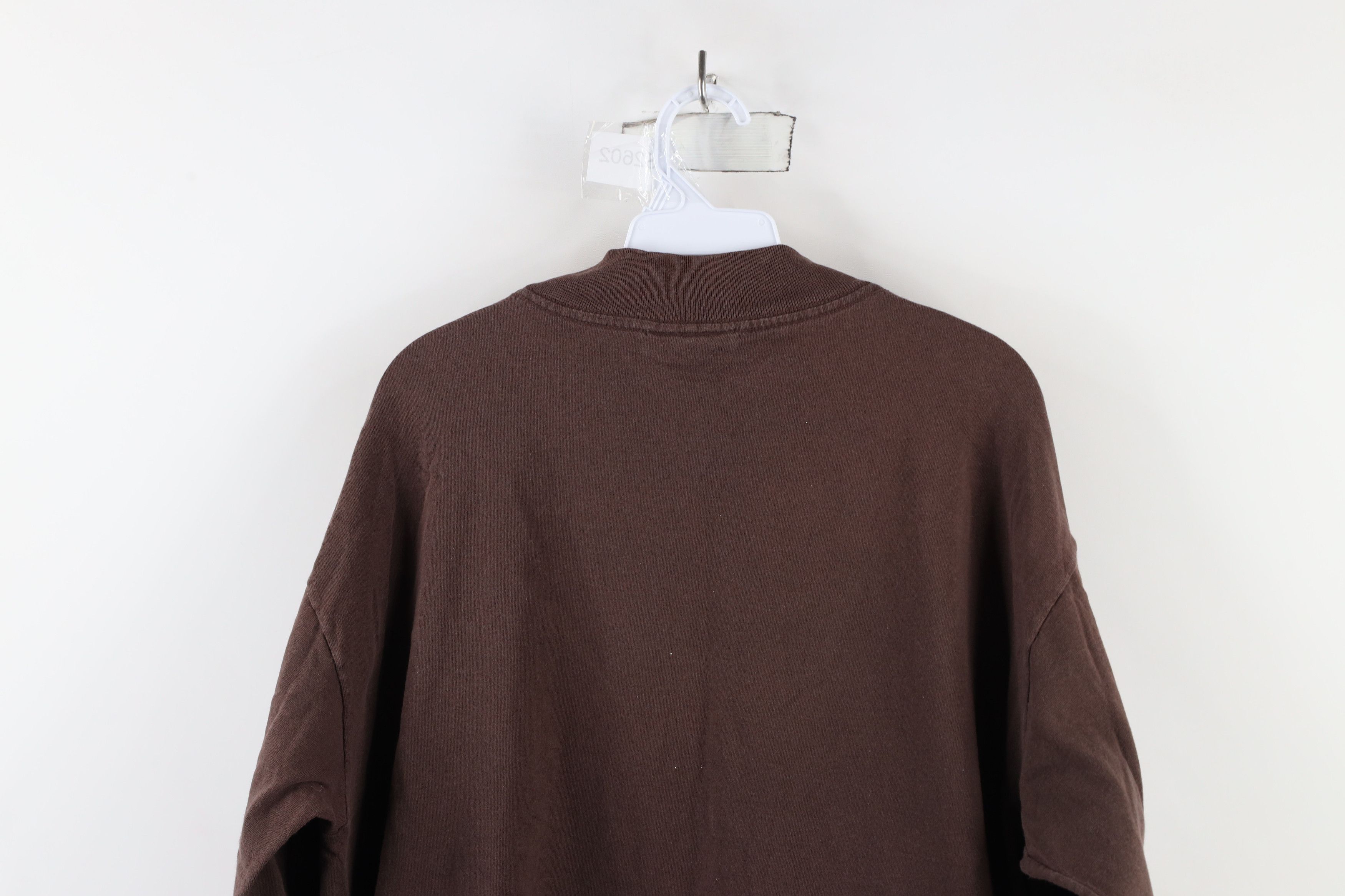 Puma × Vintage Vintage 90s Puma Cleveland Dawg Pound Mock Neck T-Shirt Size US L / EU 52-54 / 3 - 10 Thumbnail