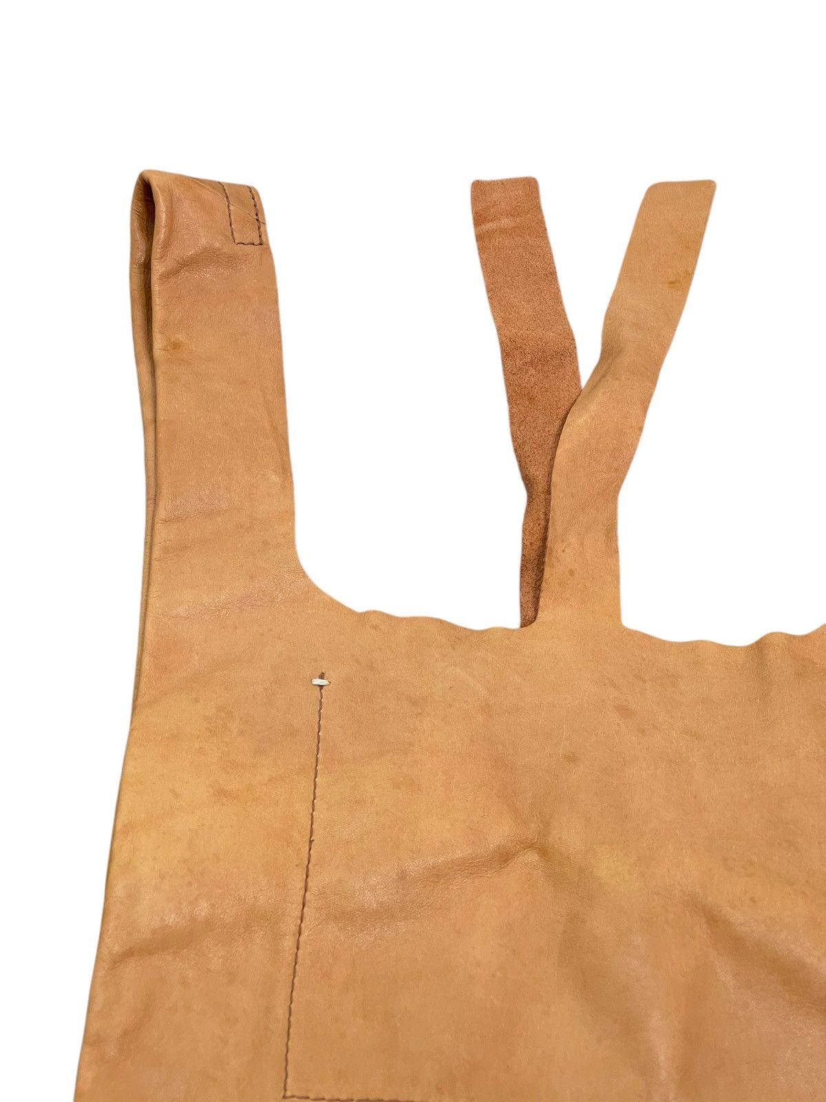 Comme des Garcons × Stussy Full Leather Soft Genten Japan Tote Bag 9🟩 Size ONE SIZE - 14 Thumbnail