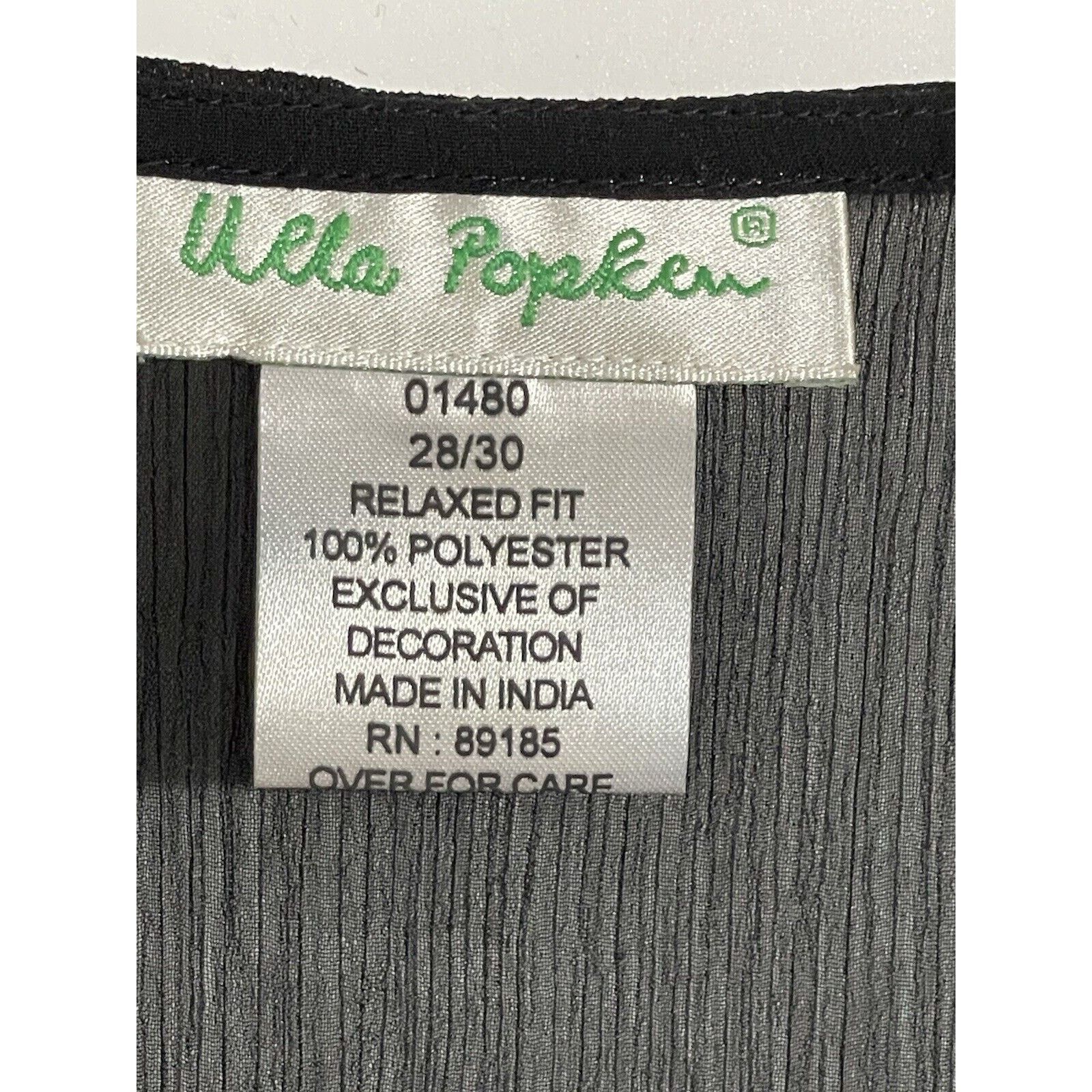 Other Ulla Popken 2 Piece Top Plus Size 28/30 Sheer Sequins Fairy Size ONE SIZE - 12 Thumbnail