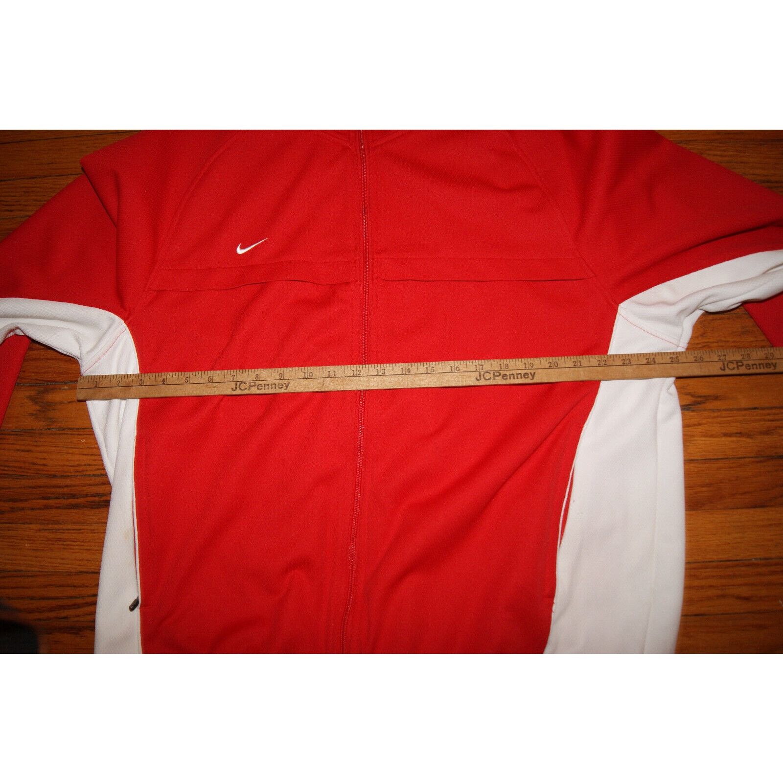 Nike VTG 90s Y2K Nike Team Full Zip Jacket Swoosh Warm Up Men 2XL Size US XXL / EU 58 / 5 - 9 Thumbnail