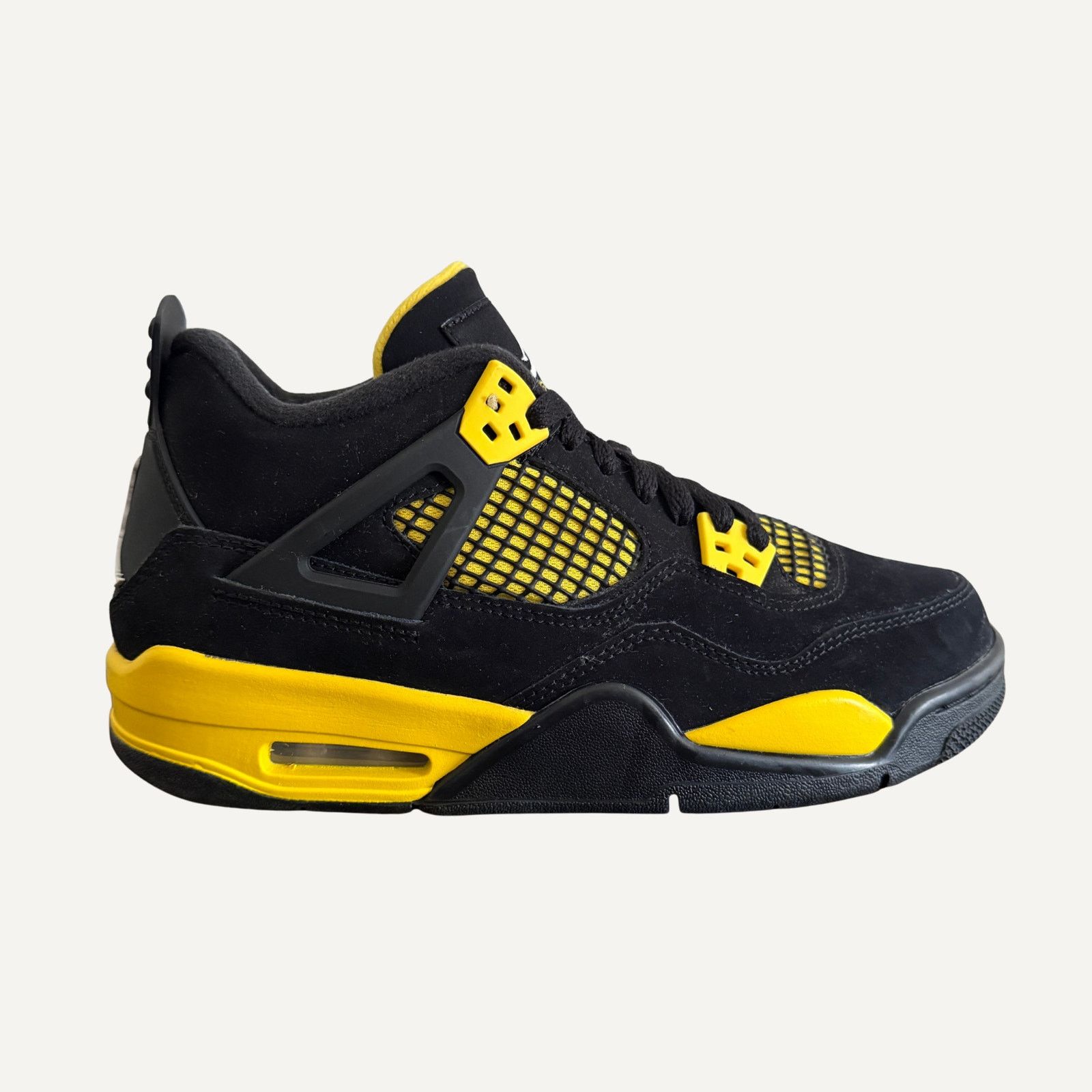Nike Size 6.5Y - Nike Air Jordan 4 Youth Thunder GS 408452-017 Size US 6.5 / EU 39-40 - 2 Thumbnail