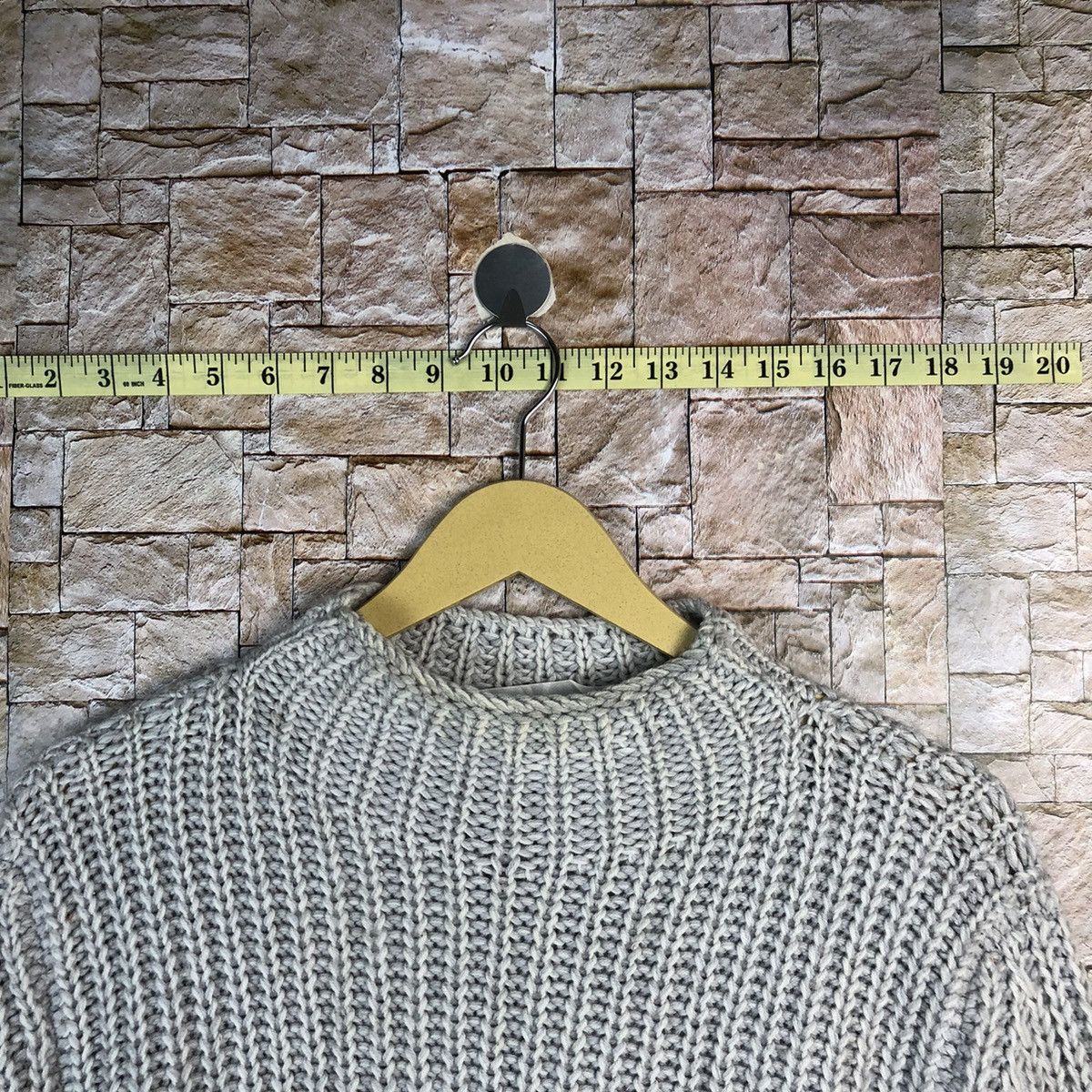 Vintage Fabiana Filippi italy Grey crochet Knitwear #A510 Size US M / EU 48-50 / 2 - 4 Thumbnail
