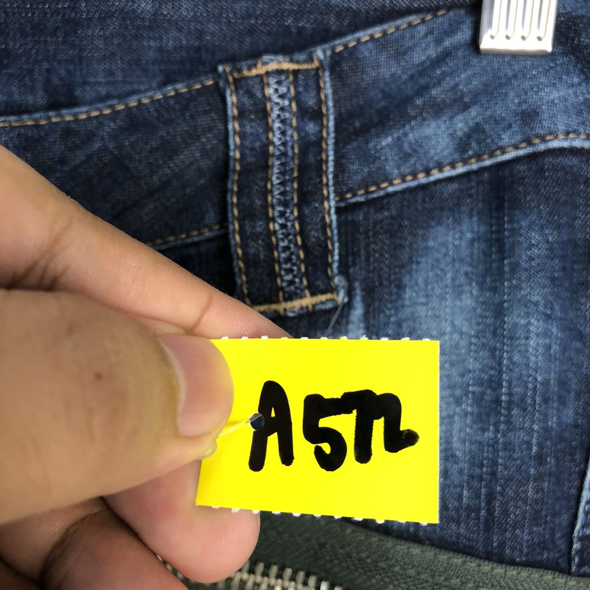 Marithe + Francois Girbaud Marithe Francois Girbaund Blue Custom Denim Pants #A572 Size US 30 / EU 46 - 16 Thumbnail