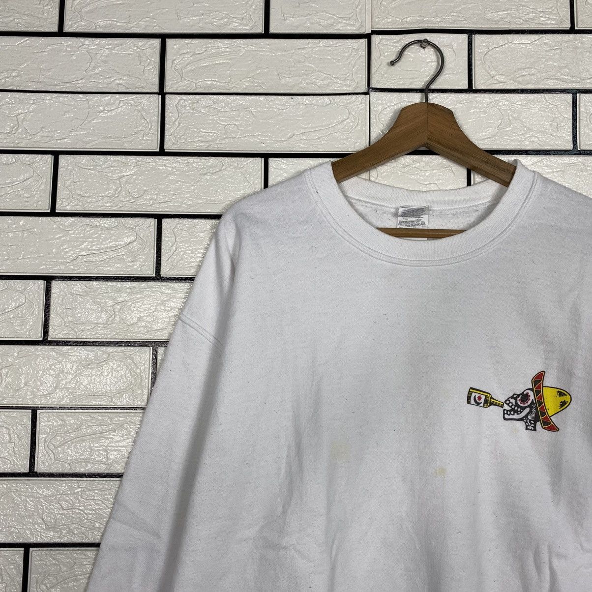 Japanese Brand 📌Vintage Sweatshirt Bones Big Logo Size US L / EU 52-54 / 3 - 8 Thumbnail