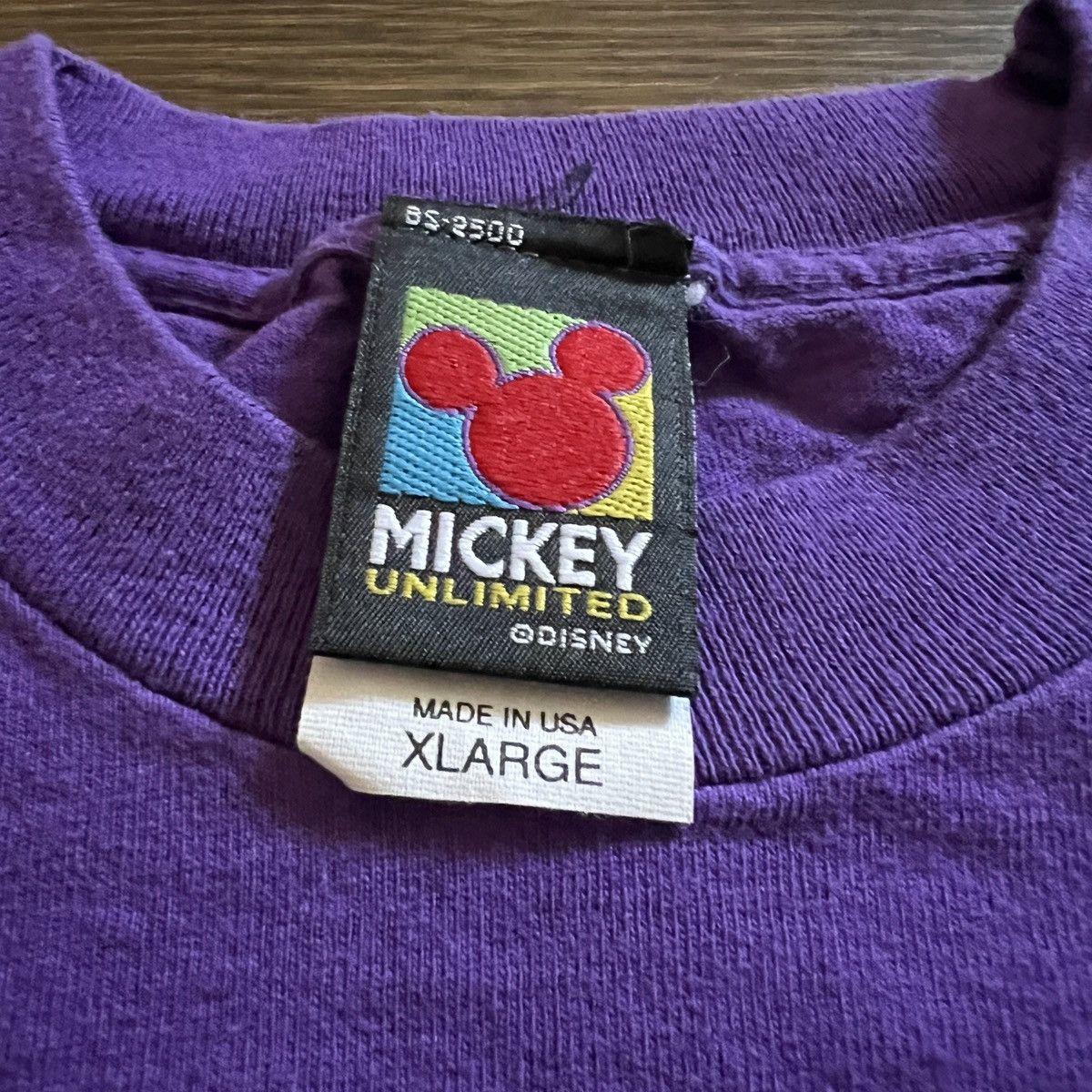 Disney Vintage 90s Mickey Unlimited California graphic shirt Size US XL / EU 56 / 4 - 5 Thumbnail