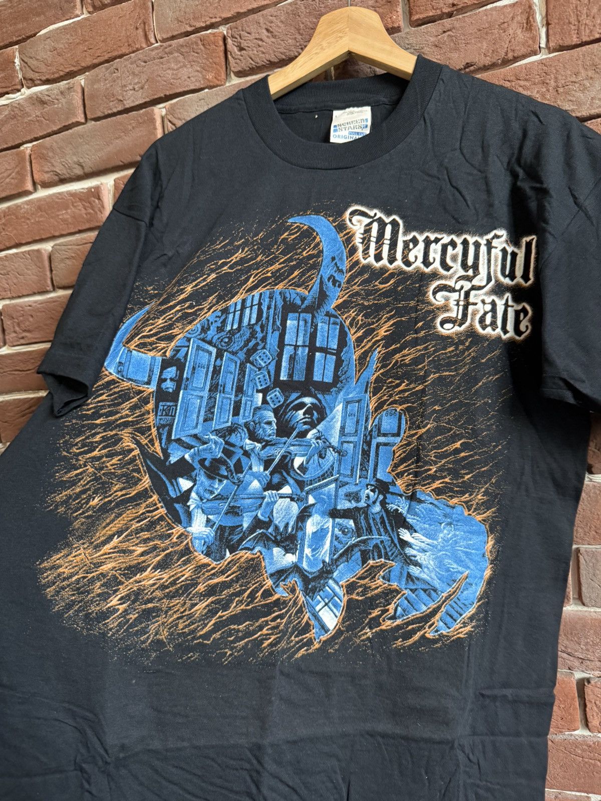 Band Tees Mercyful Fate Vintage 90s Heavy Metal Band Tee Rare Hype Size US L / EU 52-54 / 3 - 3 Thumbnail