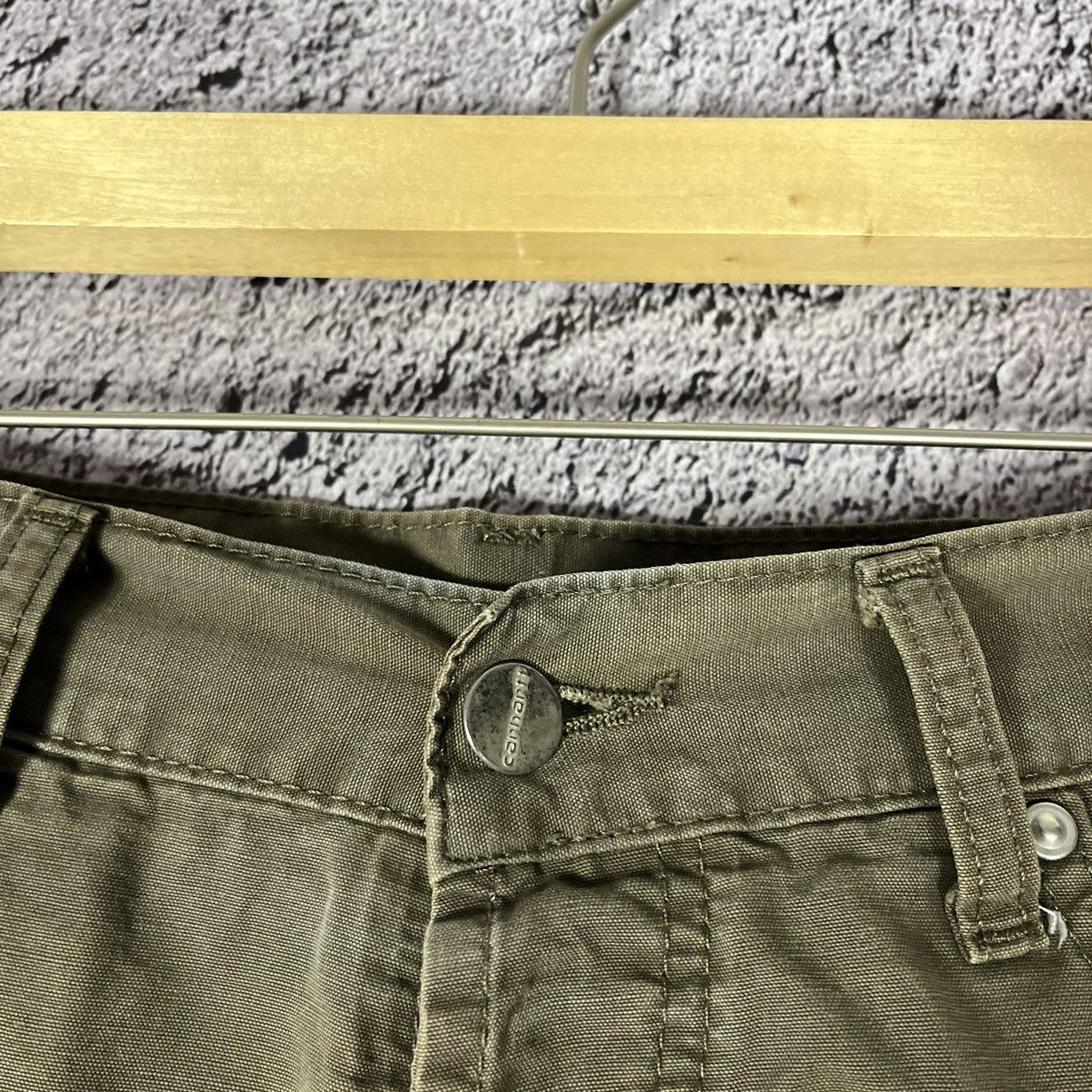 Carhartt × Vintage 🦖VINTAGE🦖 Carhartt Dark Green Texas cotton Pants Size US 31 - 6 Thumbnail